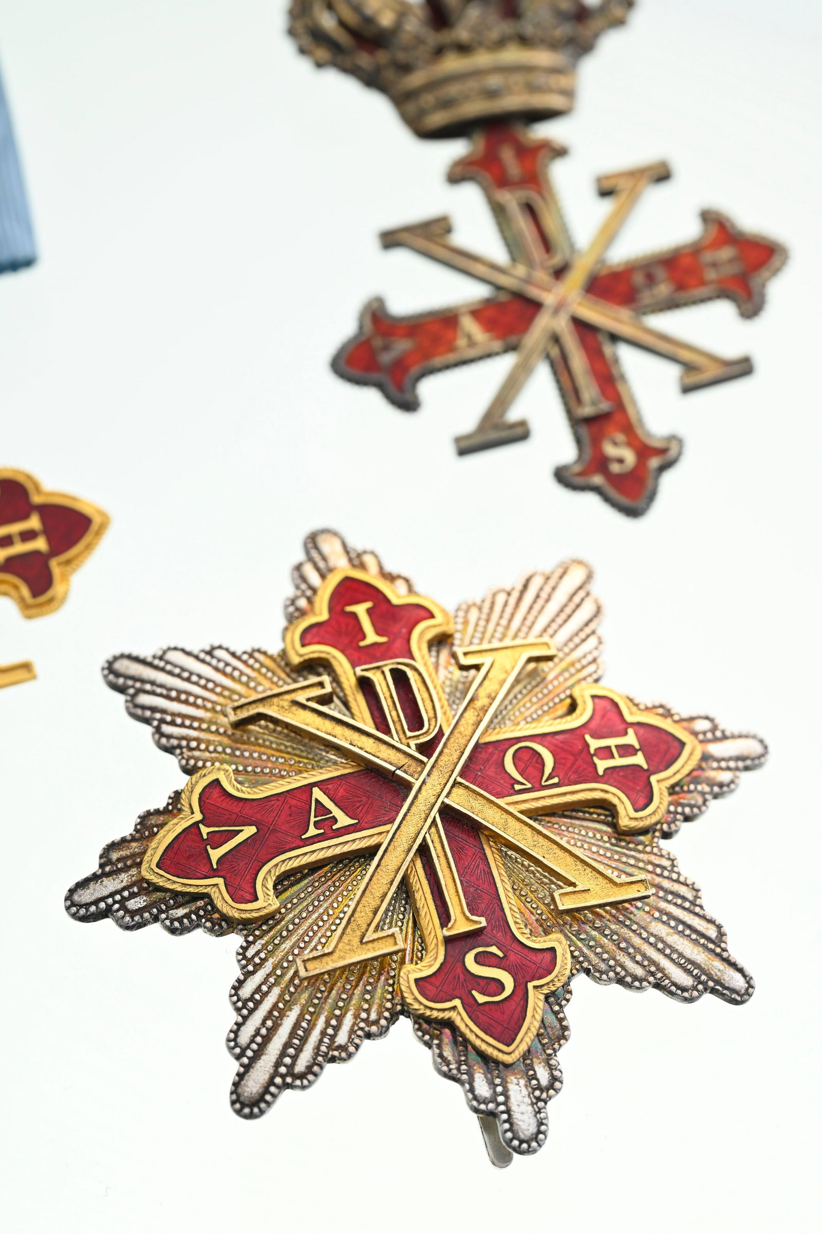 Italie, Royaume des Deux-Siciles, Ordre Constantinien de Saint-Georges, ensemble de Chevalier Comman - 9