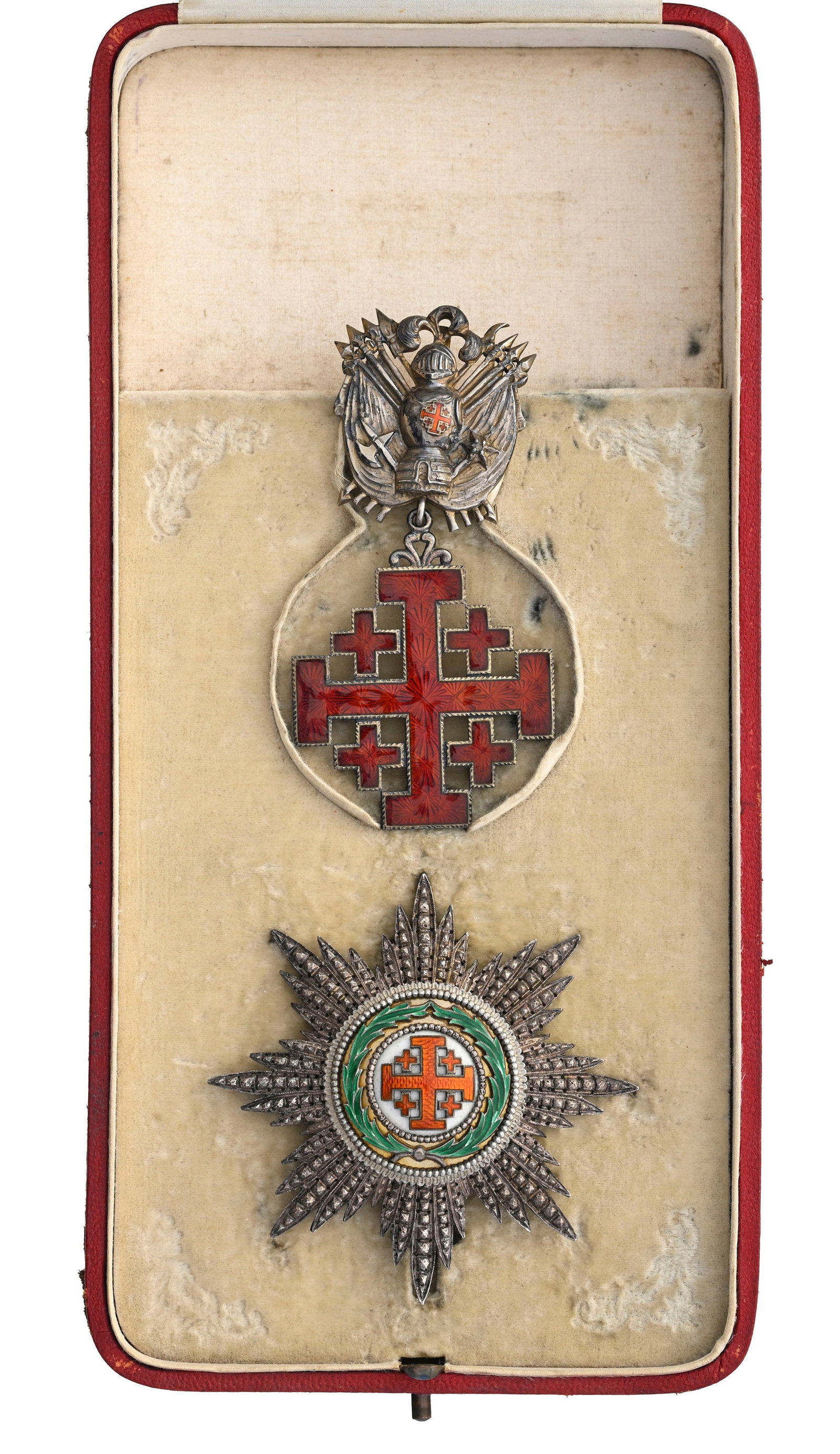 Vatican, Ordre Equestre du Saint-Sépulcre de Jérusalem, recréé en 1847, ensemble - 10