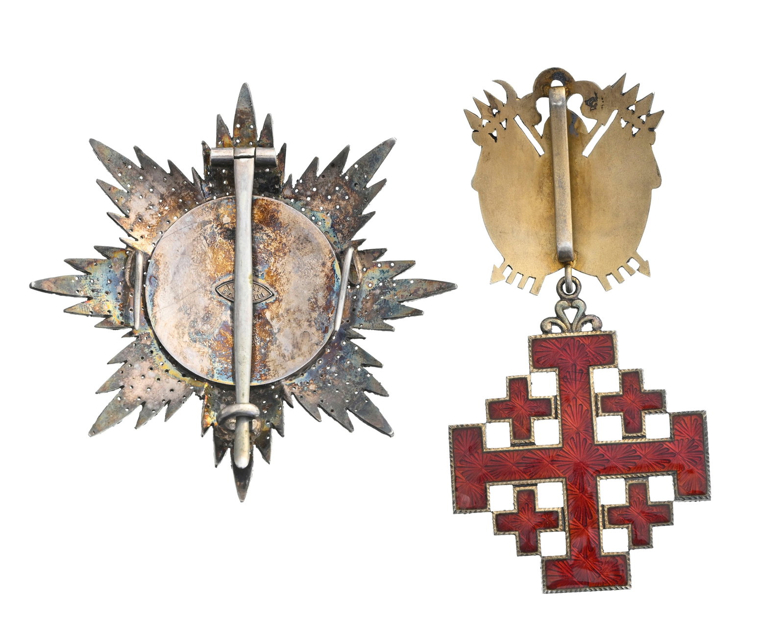 Vatican, Ordre Equestre du Saint-Sépulcre de Jérusalem, recréé en 1847, ensemble - 6