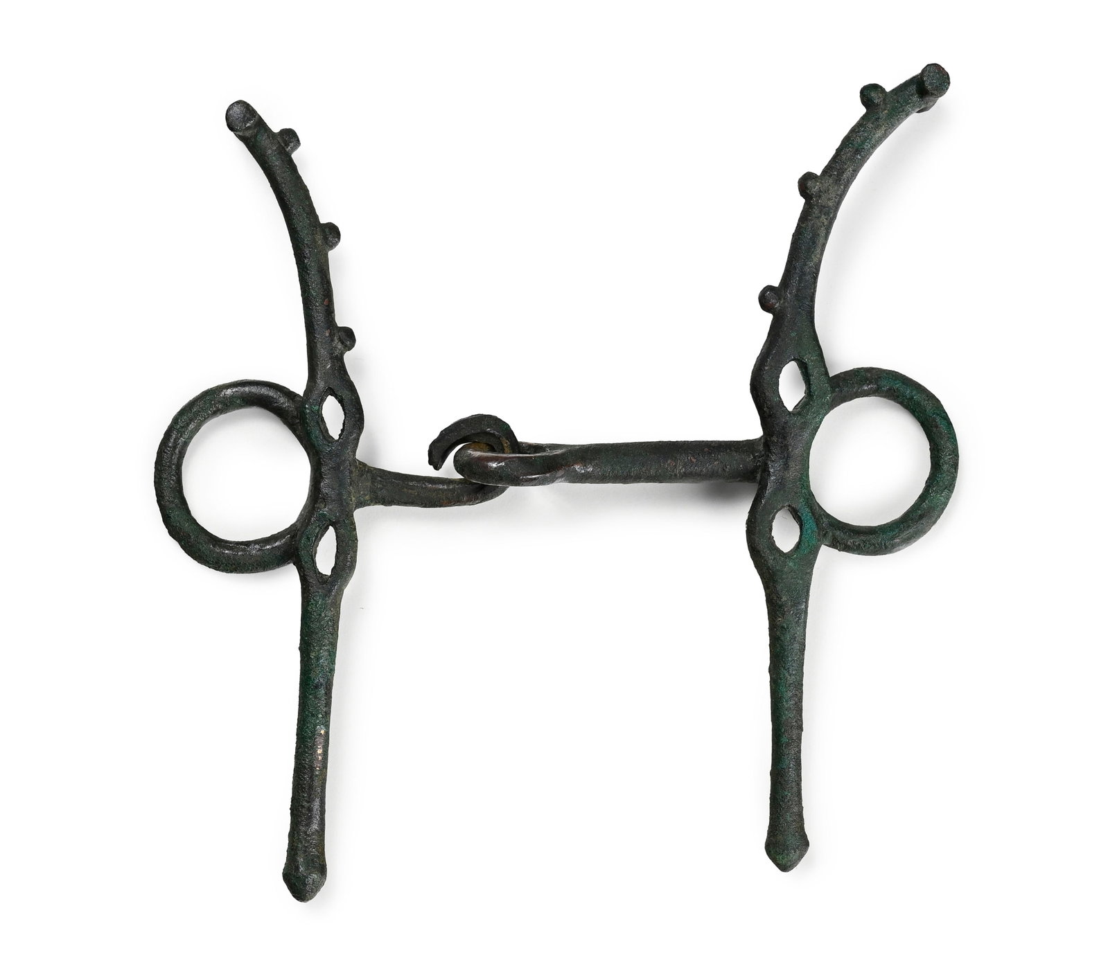 Mors articulé en bronze, Luristan, fin IIe - début Ier millénaire av. J.-C., 18 x 18  (1 of 1)