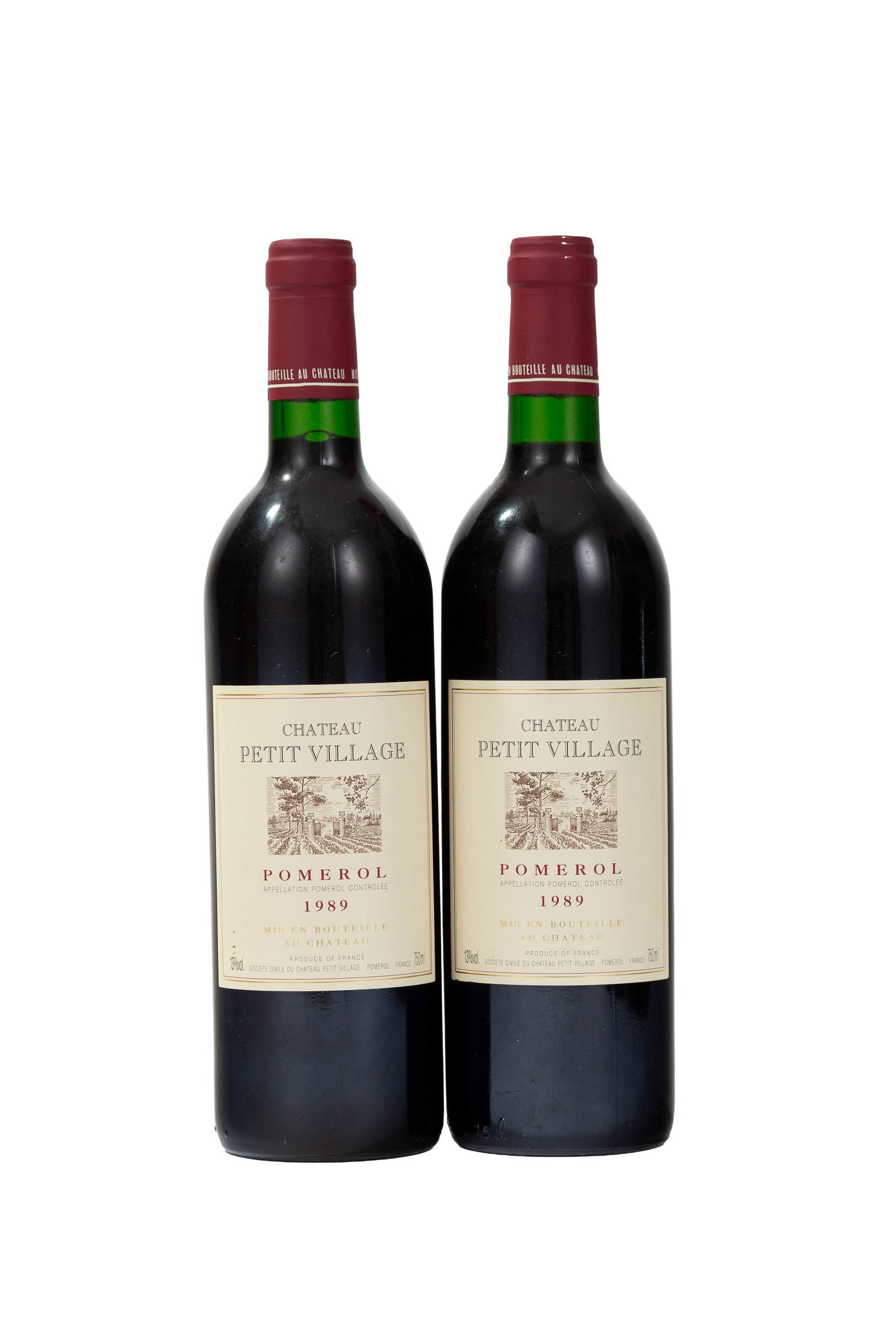 Ch. Petit Village, 1989, Pomerol, 2 bts (1 of 1)
