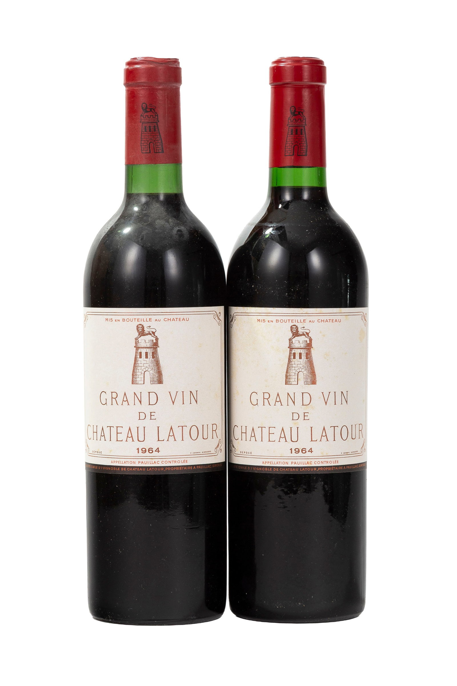 Ch. Latour, 1964, Pauillac, 1er grand cru classé, 2 bts (1 of 1)