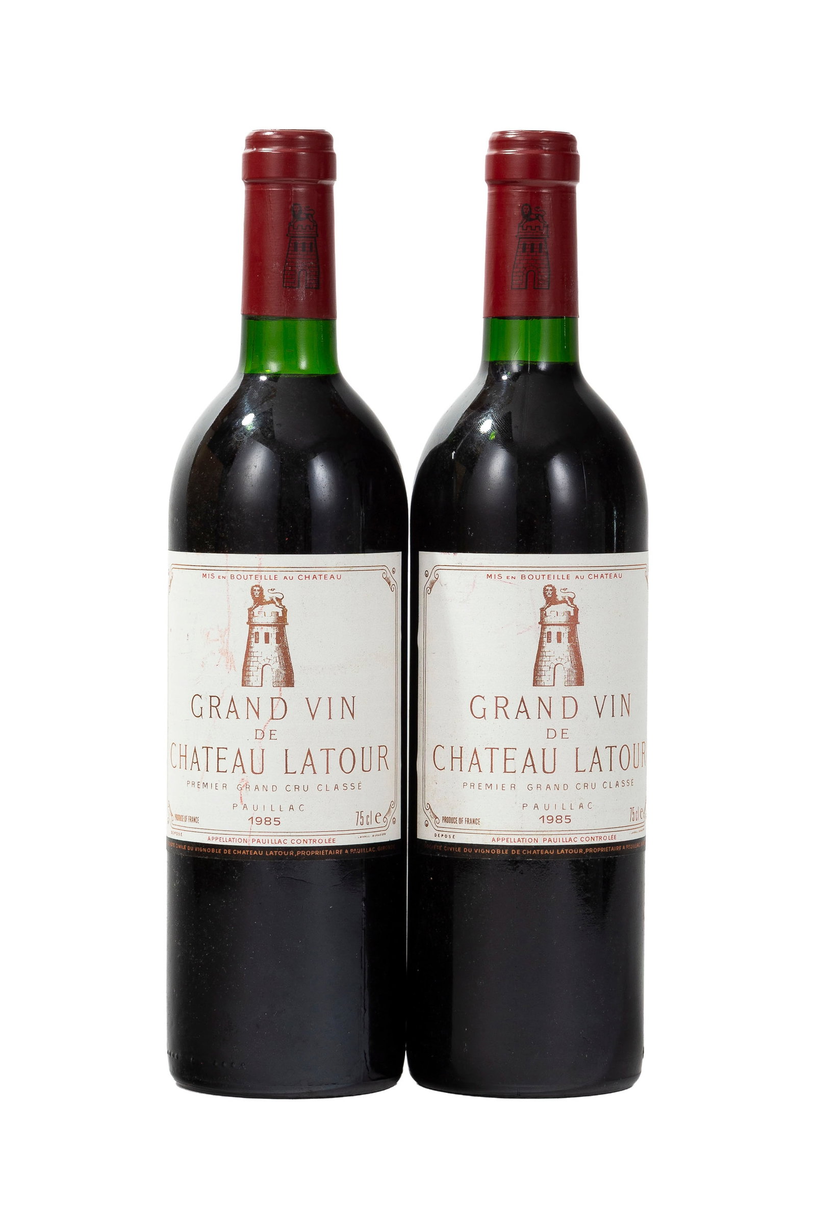 Ch. Latour, 1985, Pauillac, 1er grand cru classé, 2 bts (1 of 1)