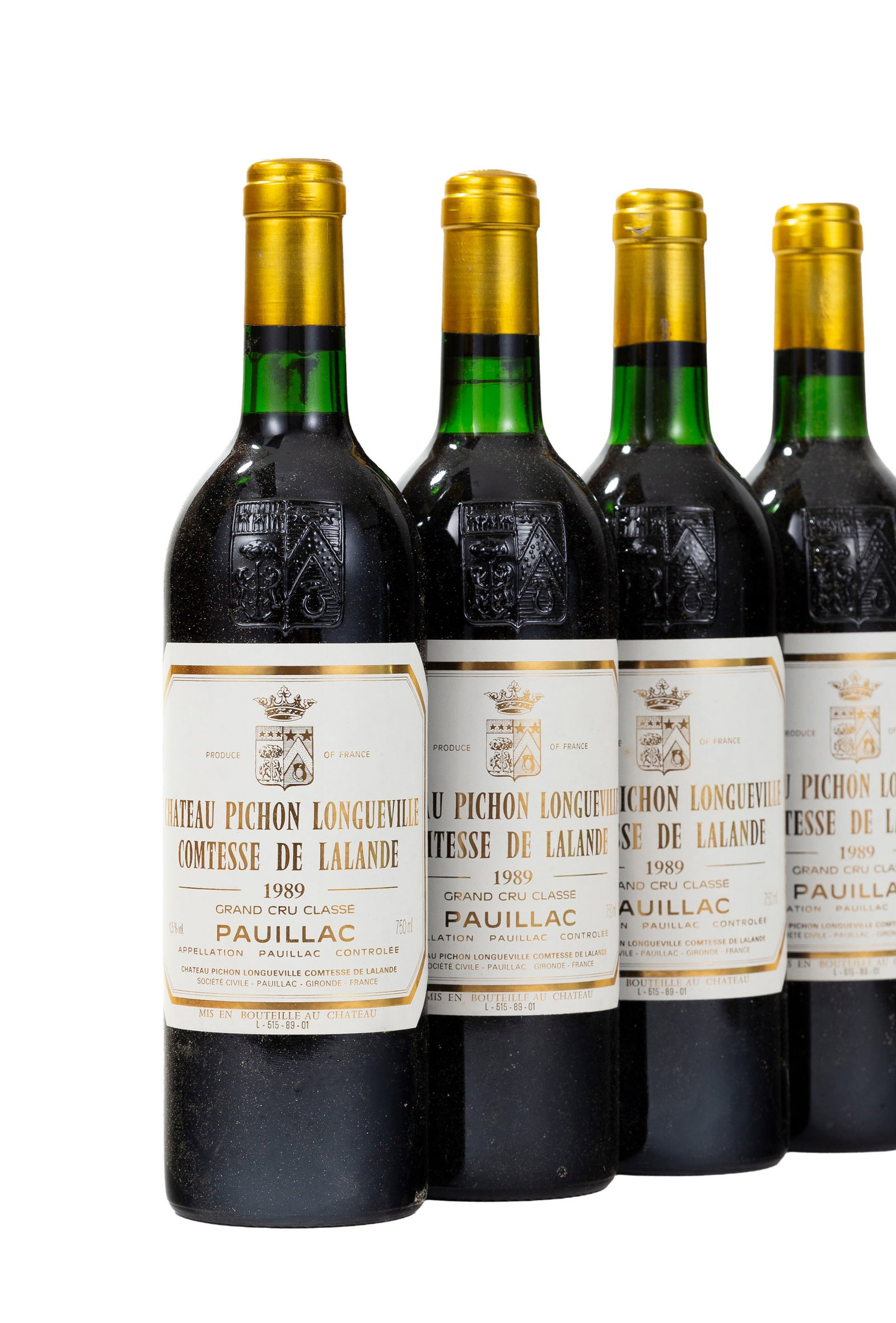 Ch. Pichon Comtesse de Lalande, 1989, Pauillac, 2ème grand cru classé, 6 bts: Ch. Pichon Comtesse de Lalande, 1989, Pauillac, 2ème grand cru classé, 6 bts Condition niveau bas goulot et très légèrement bas bon état des étiquettes