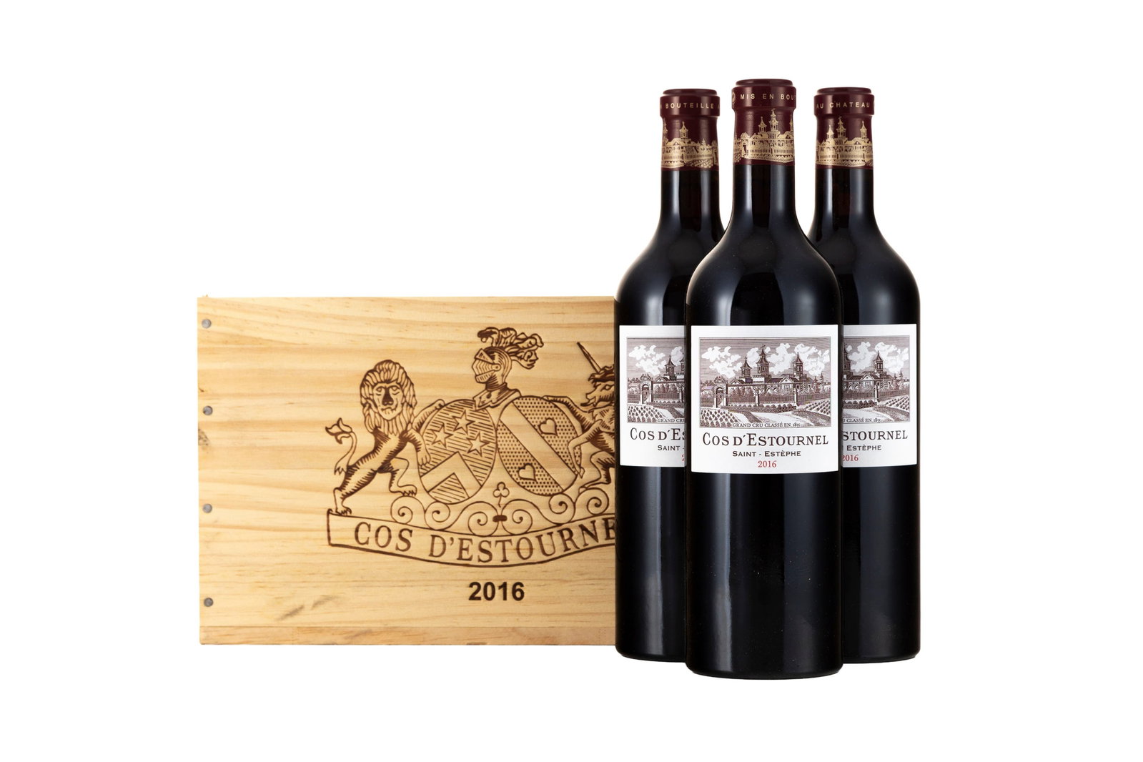 Ch. Cos d’Estournel, 2016, Saint-Estèphe, 2ème Grand Cru Classé, 6 bts, CBO: Ch. Cos d’Estournel, 2016, Saint-Estèphe, 2ème Grand Cru Classé, 6 bts, CBO