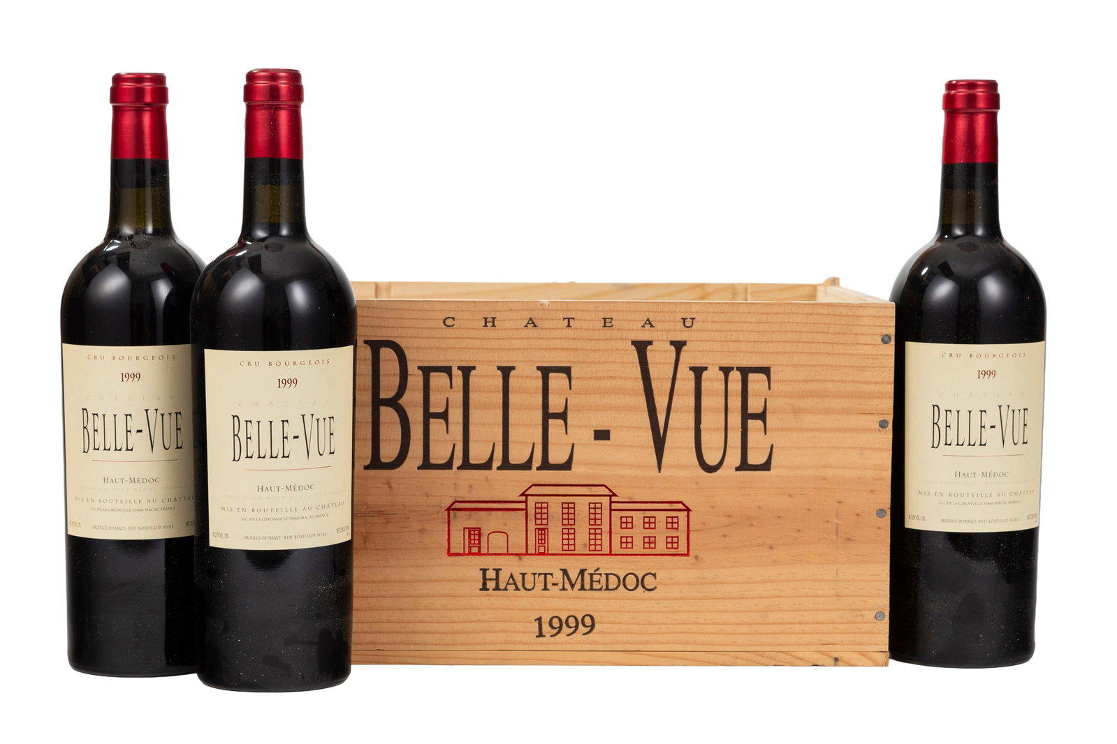 Ch. Belle-Vue, 1999, Haut-Médoc, 6 bts, CBO: Ch. Belle-Vue, 1999, Haut-Médoc, 6 bts, CBO