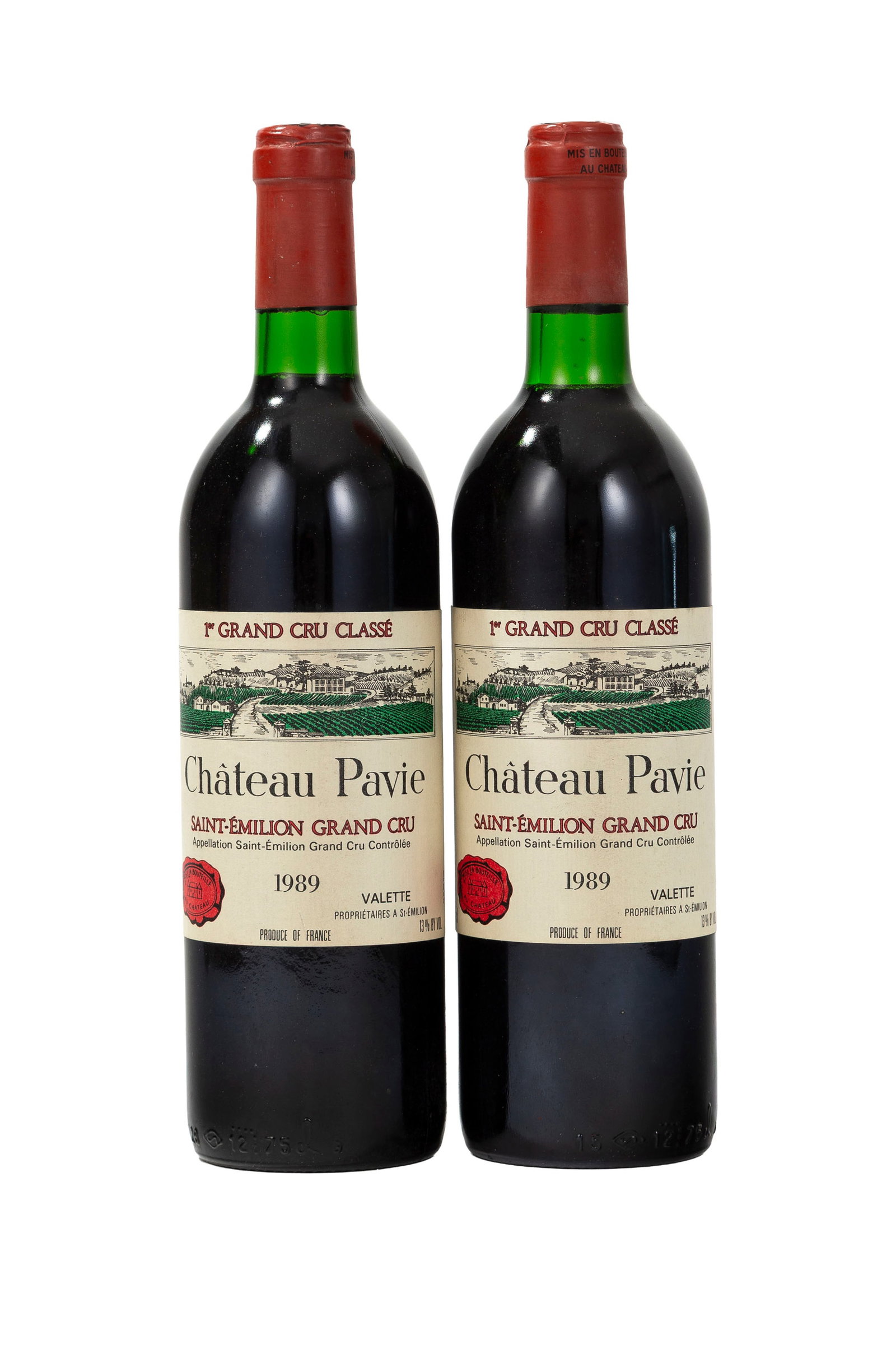 Ch. Pavie, 1989, Saint-Emilion, 1er grand cru classé, 2 bts (1 of 1)