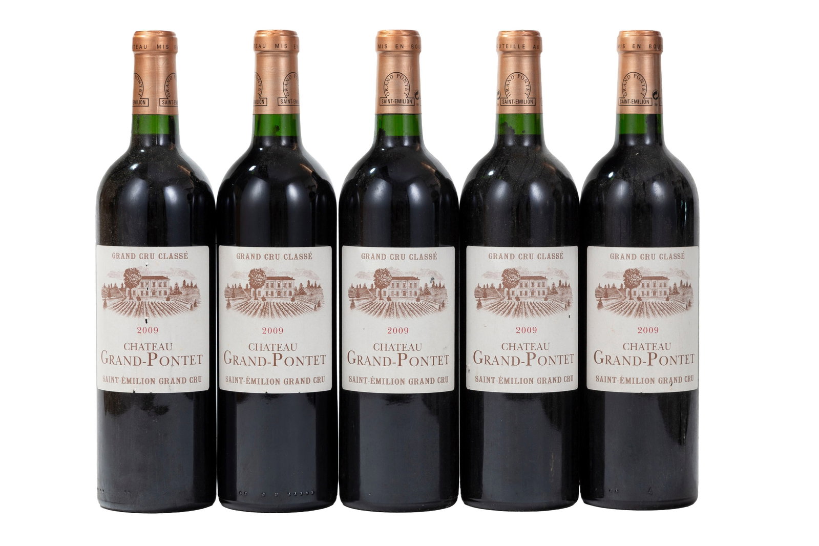 Ch. Grand Pontet, 2009, Saint-Emilion, 5 bts (1 of 1)