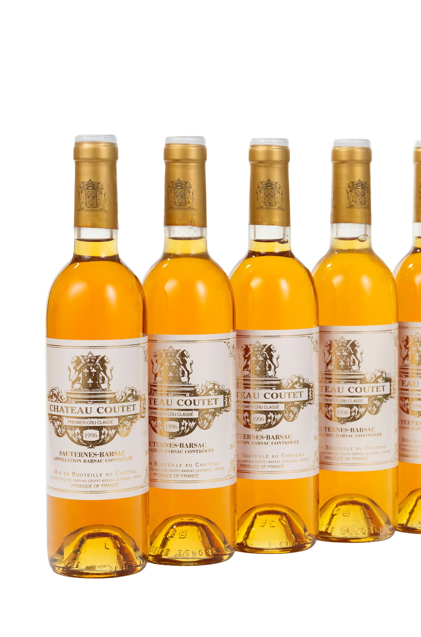 Ch. Coutet, 1996, Sauternes, 1er grand cru classé, 12 demi bts caisse en bois d'origine (1 of 1)