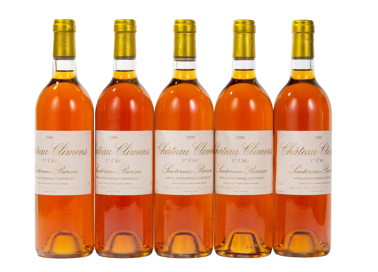 Ch. Climens, 1990, Sauternes, 5 bts (1 of 1)