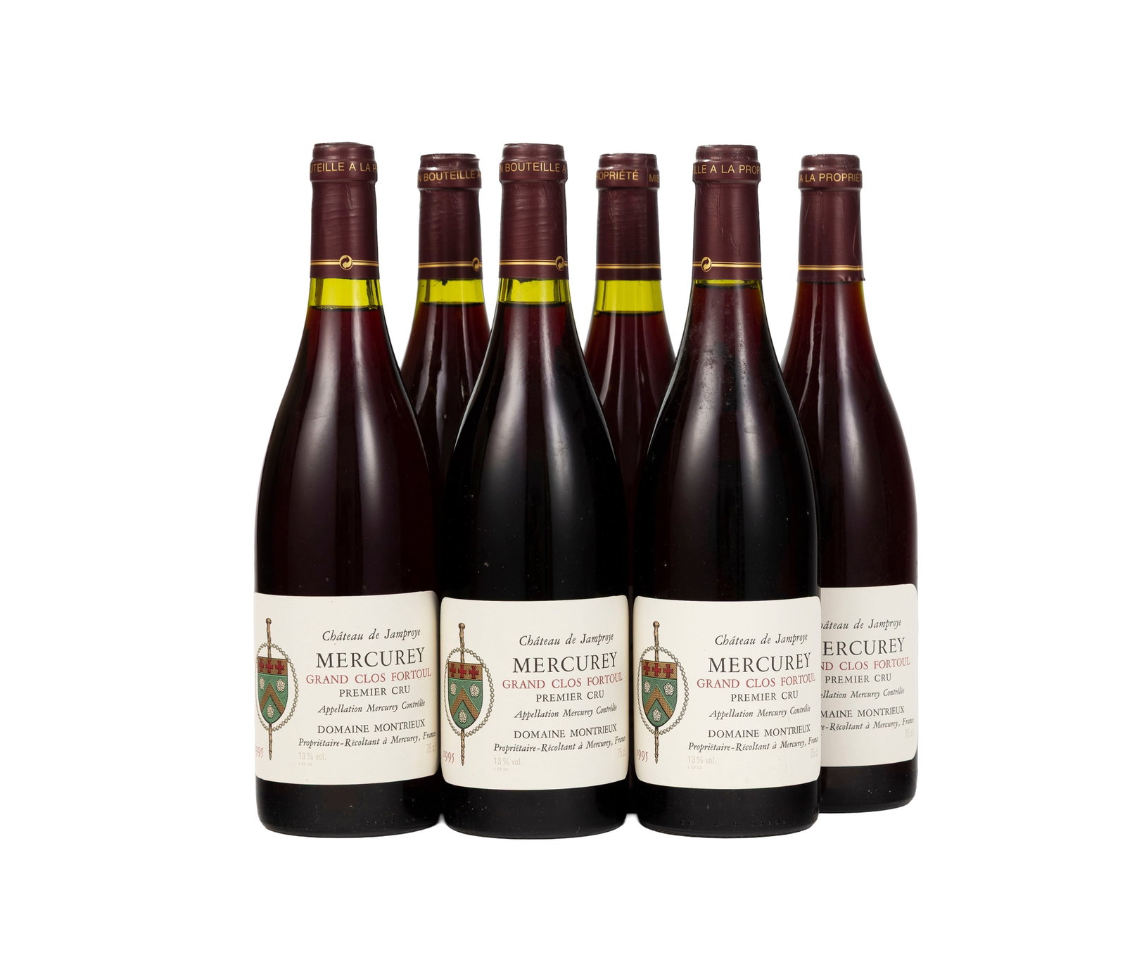 Domaine Montrieux, Mercurey, Grand Clos Fortoul, 1995, 6 bts, carton d'origine (1 of 1)