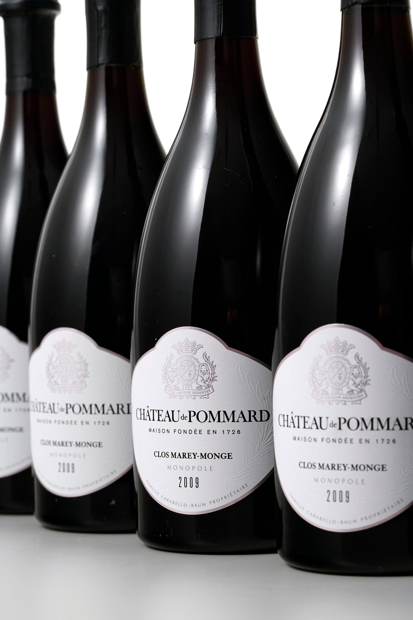 Château de Pommard, Clos Marey-Monge, 2009, côte de Beaune, 6 bts, carton d'origine - 4