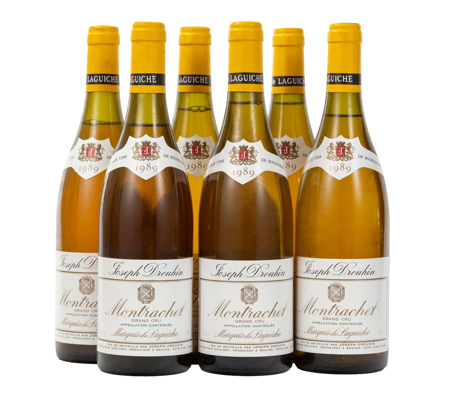 Domaine Joseph Drouhin, Montrachet, 1989, 6 bts: Domaine Joseph Drouhin, Montrachet, 1989, 6 bts