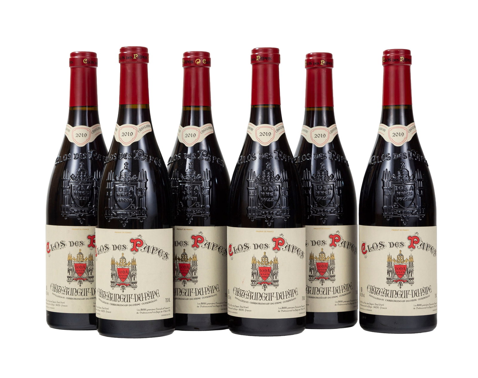 Clos des Papes, 2019, Châteauneuf-du-Pape, 6 bts (1 of 1)