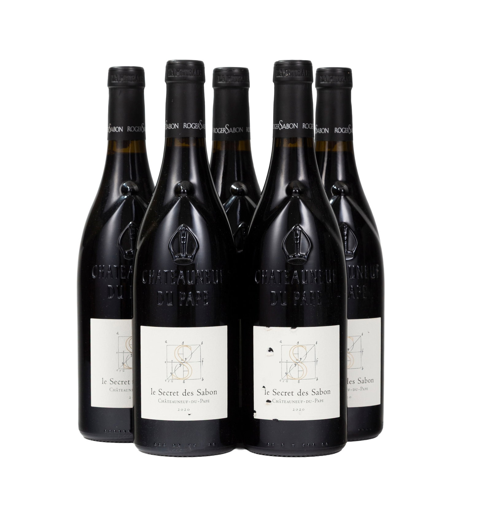 Domaine Roger Sabon, Le Secret des Sabon, 2020, Châteauneuf-du-Pape, 5 bts: Domaine Roger Sabon, Le Secret des Sabon, 2020, Châteauneuf-du-Pape, 5 bts