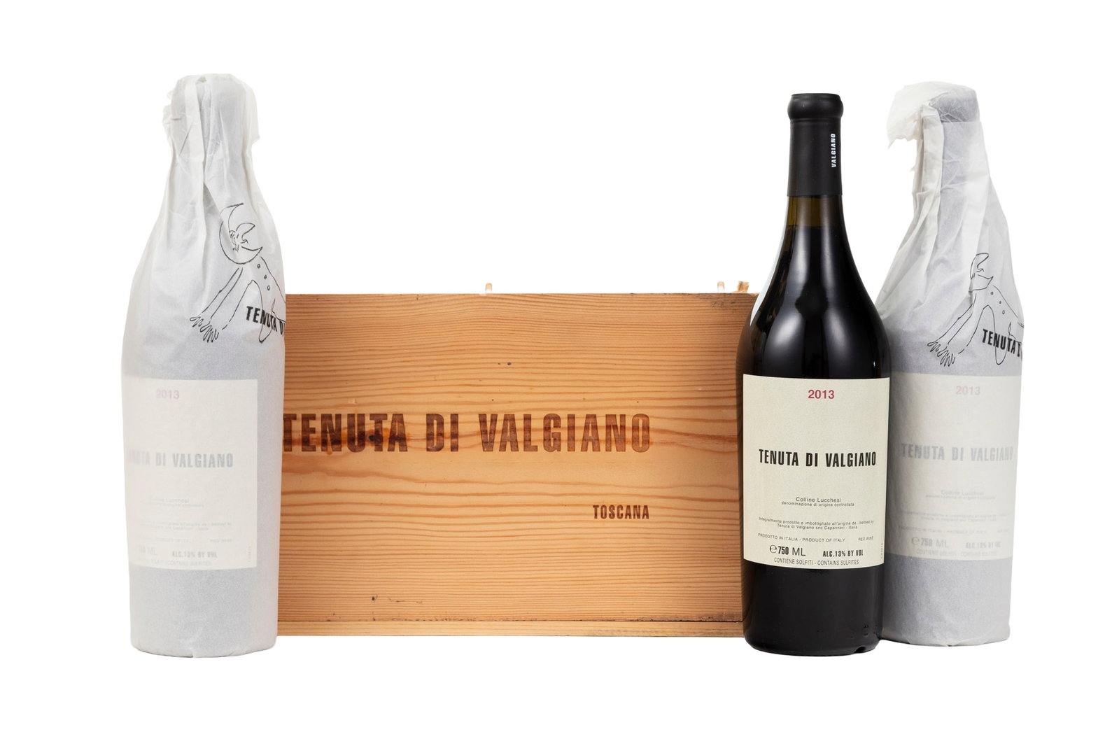 Tenuta di Valgiano, 2013, Colline Lucchesi, 6 bts, CBO: Tenuta di Valgiano, 2013, Colline Lucchesi, 6 bts, CBO
