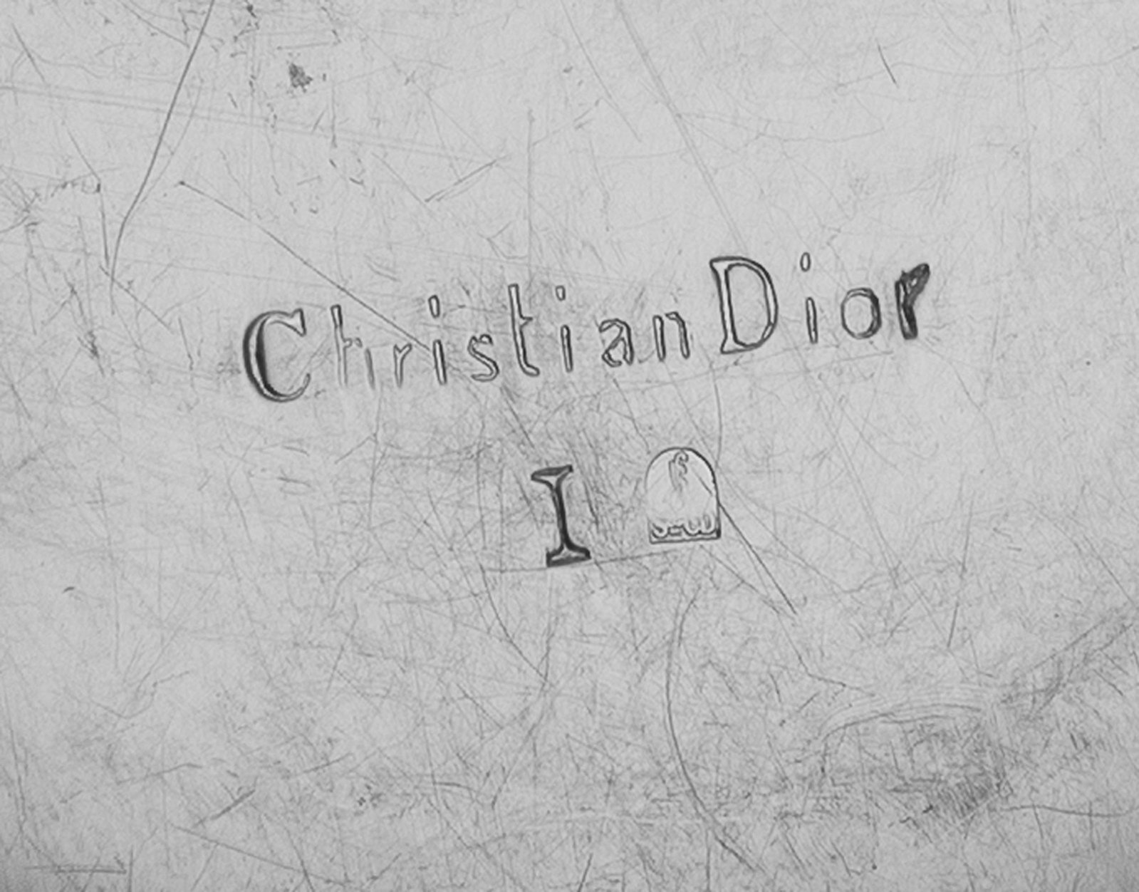 Dior. Ensemble de 3 coupelles en métal argenté, 2 modèles, signés, diam. 9,5 et  - 2