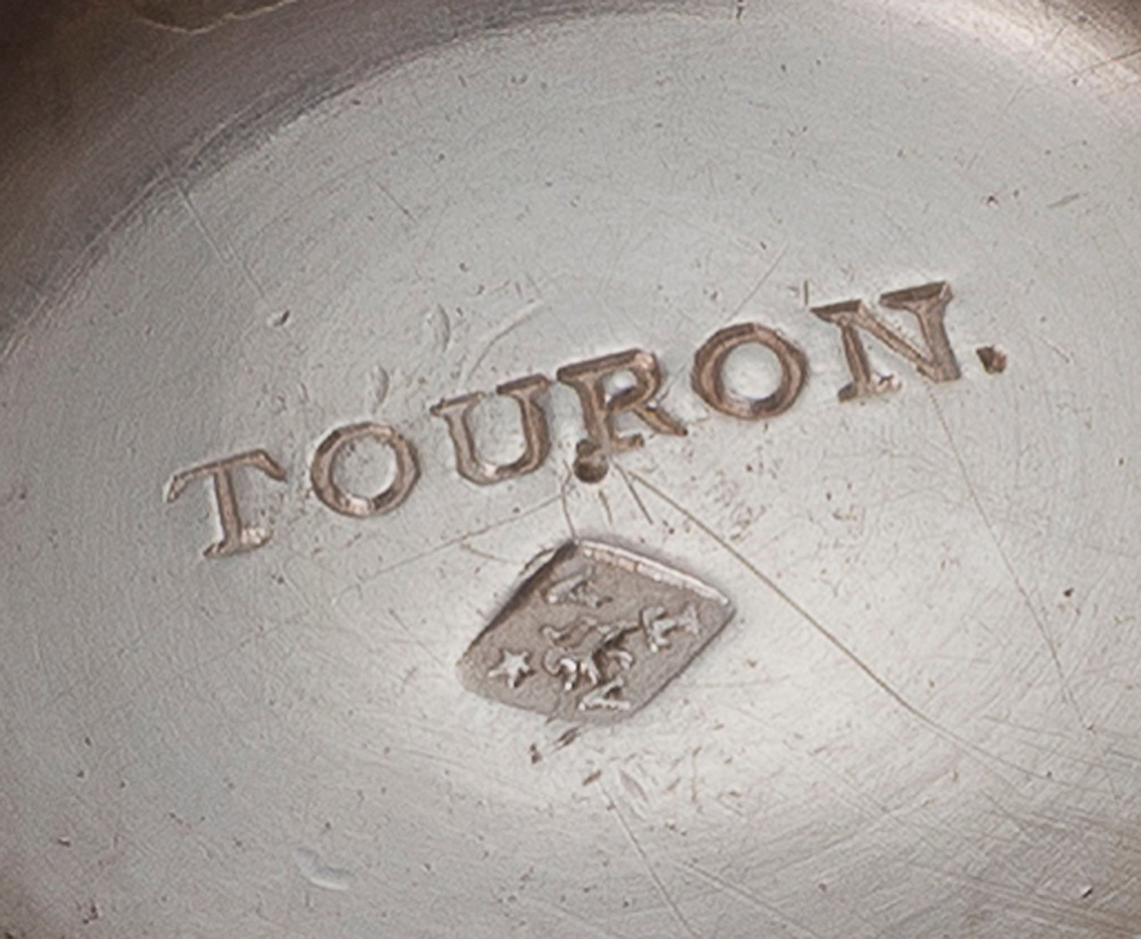 Partie de service à thé en argent Minerve 1er titre, par Touron, Paris, 3ème quart du - 2
