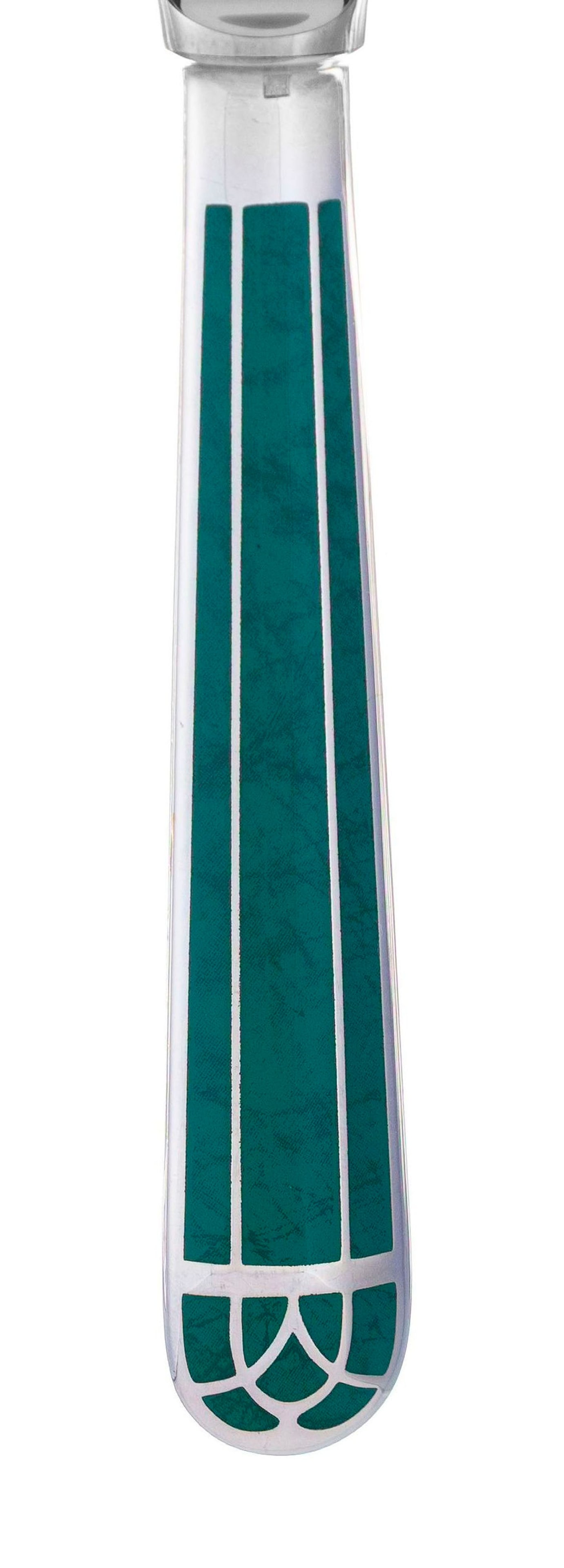 Christofle. Partie de ménagère en métal argenté, modèle Talisman vert, comp - 2