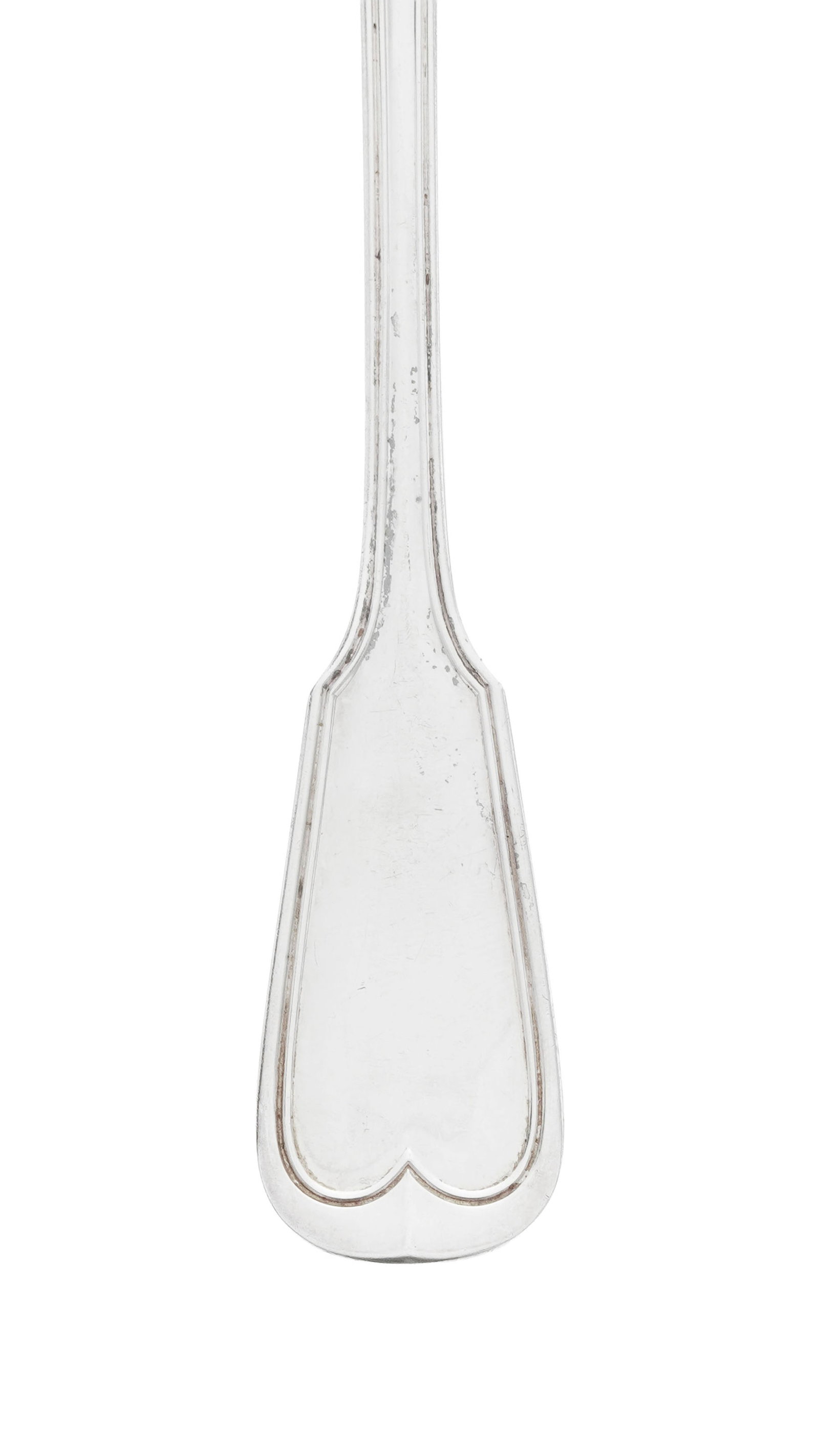 Ménagère en argent 800 Jezler, modèle filets, comprenant 36 pièces: 6 fourchette - 2