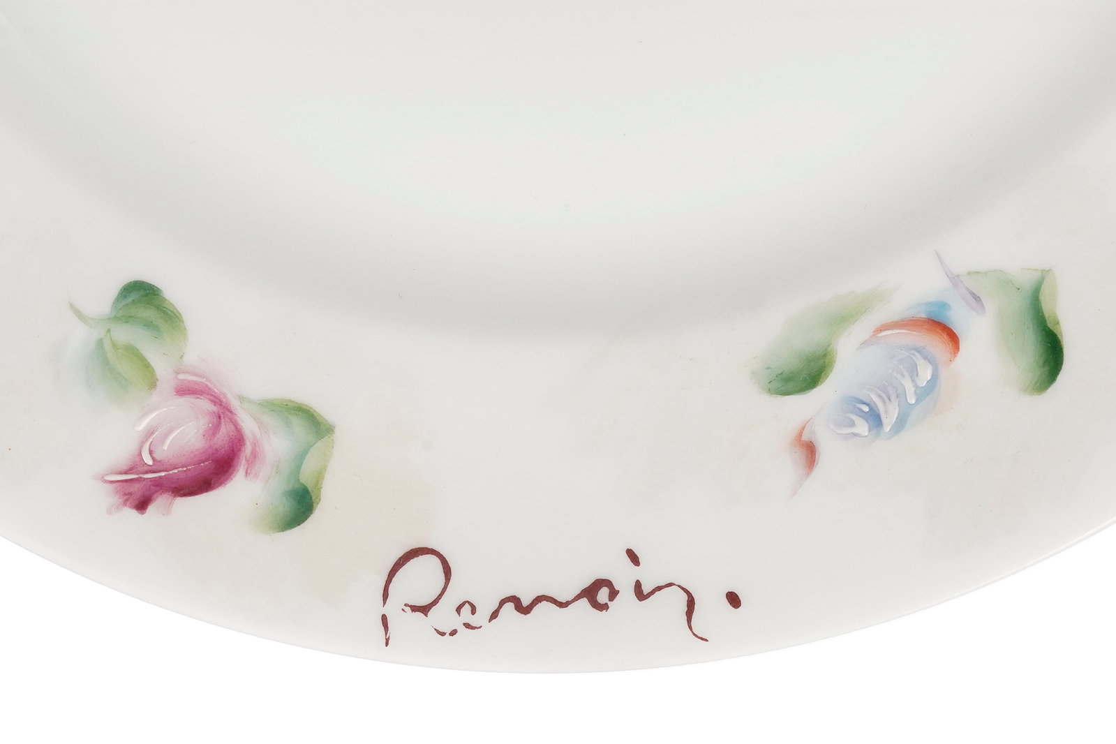 Limoges. Suite de 12 assiettes en porcelaine, Gilles Boyer, à décor d'après Renoir, G - 3