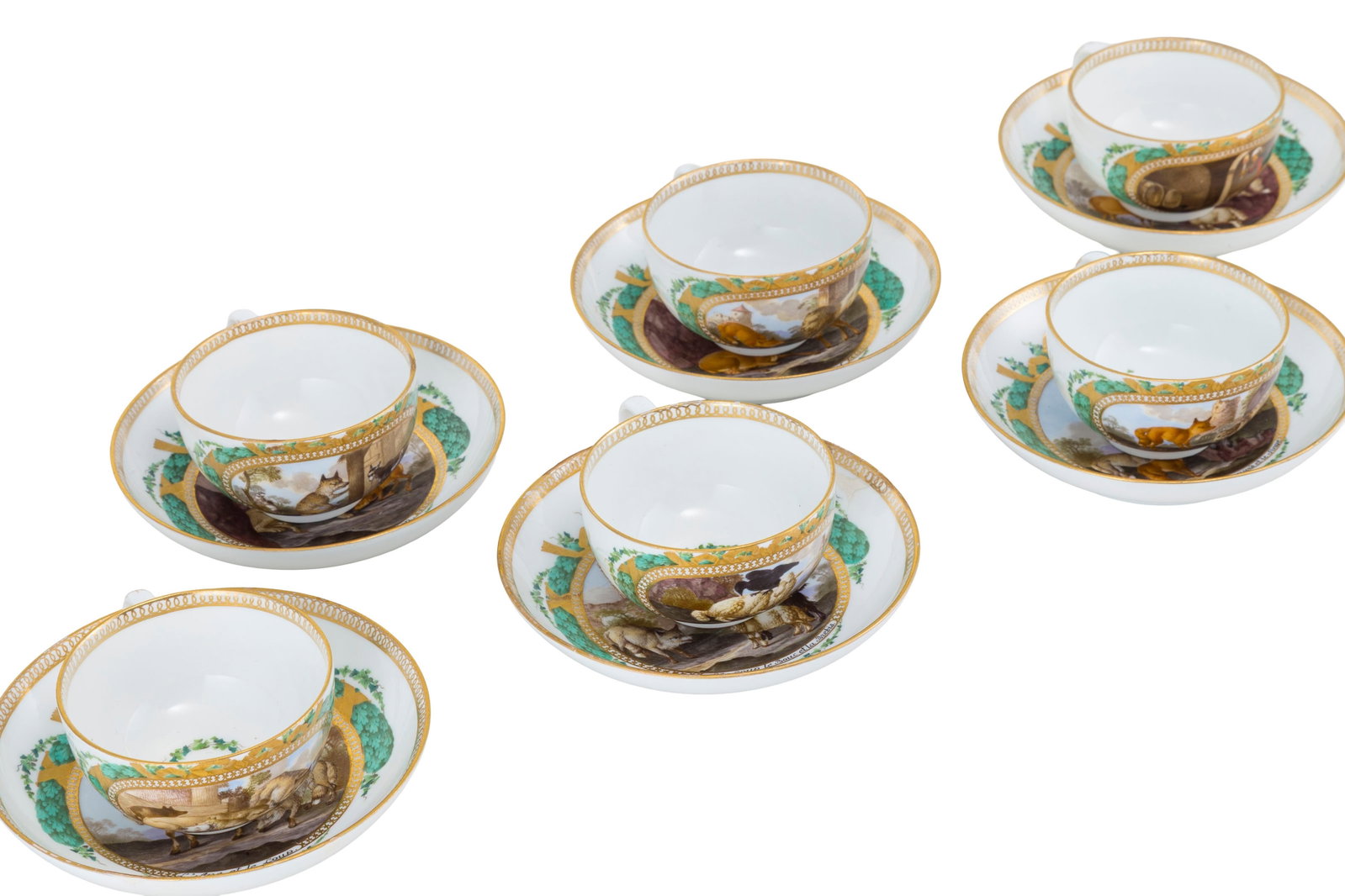 Meissen. Service à thé et à café en porcelaine, période Marcolini, fin XVII - 12