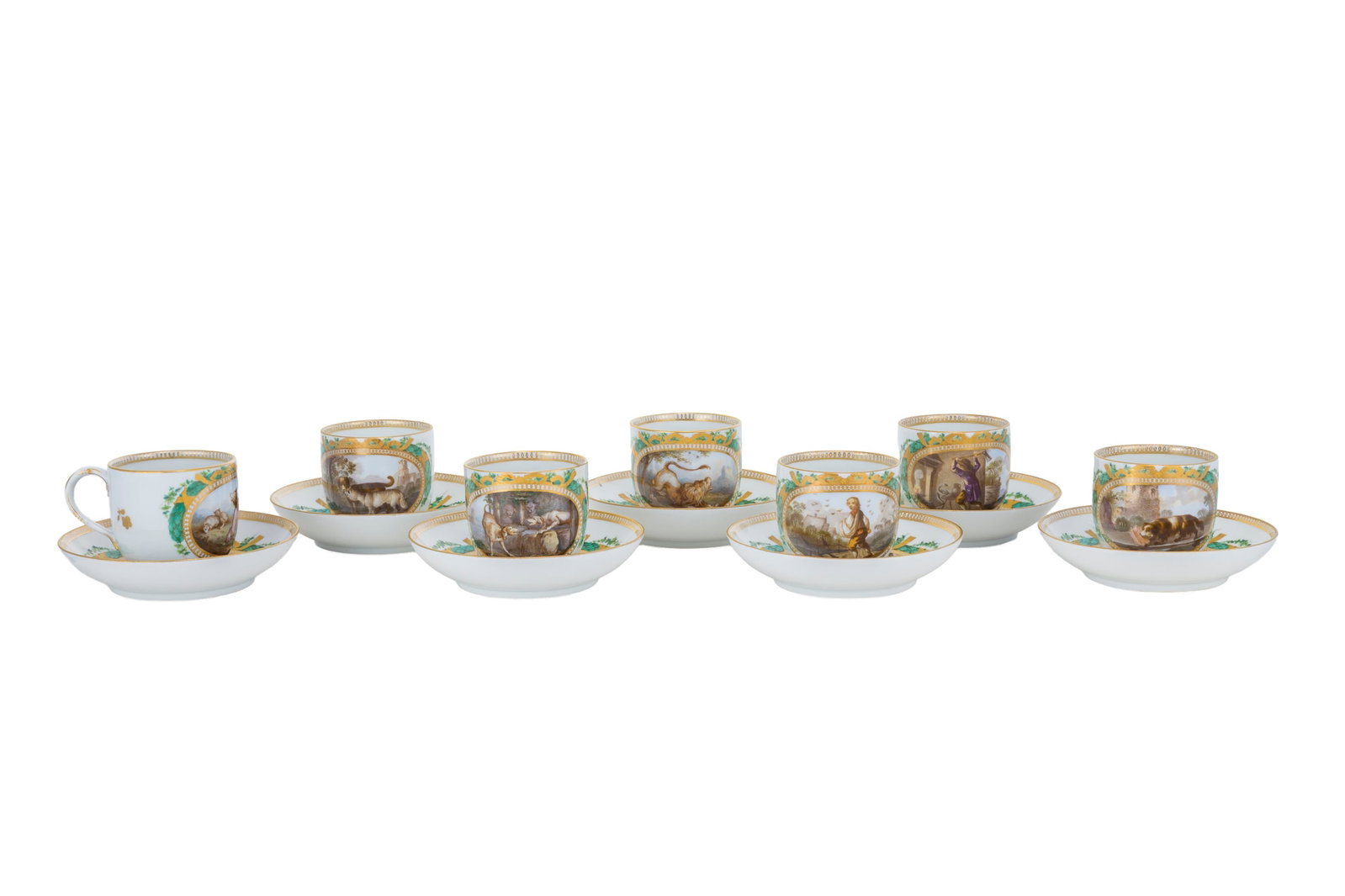 Meissen. Service à thé et à café en porcelaine, période Marcolini, fin XVII - 4