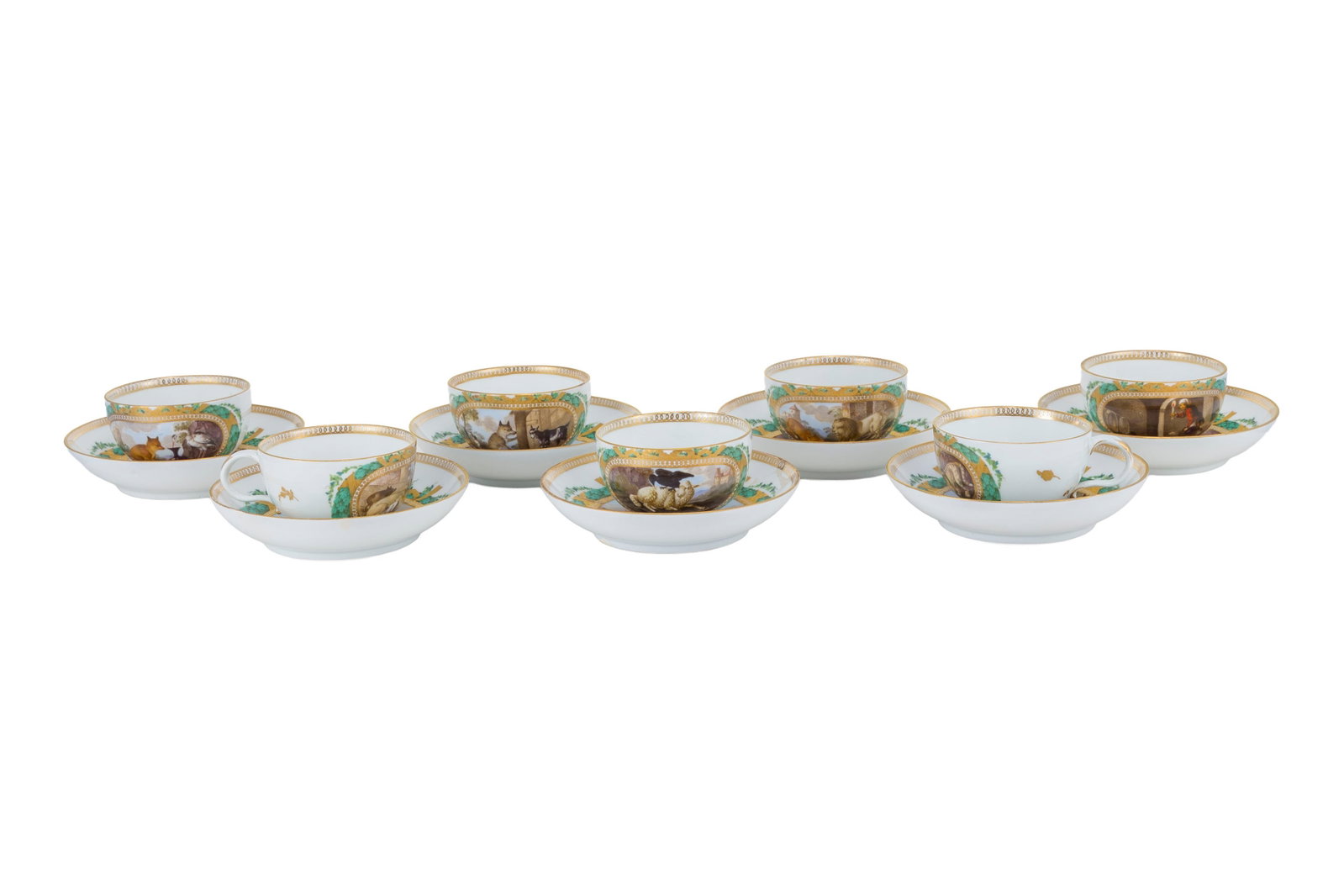 Meissen. Service à thé et à café en porcelaine, période Marcolini, fin XVII - 5