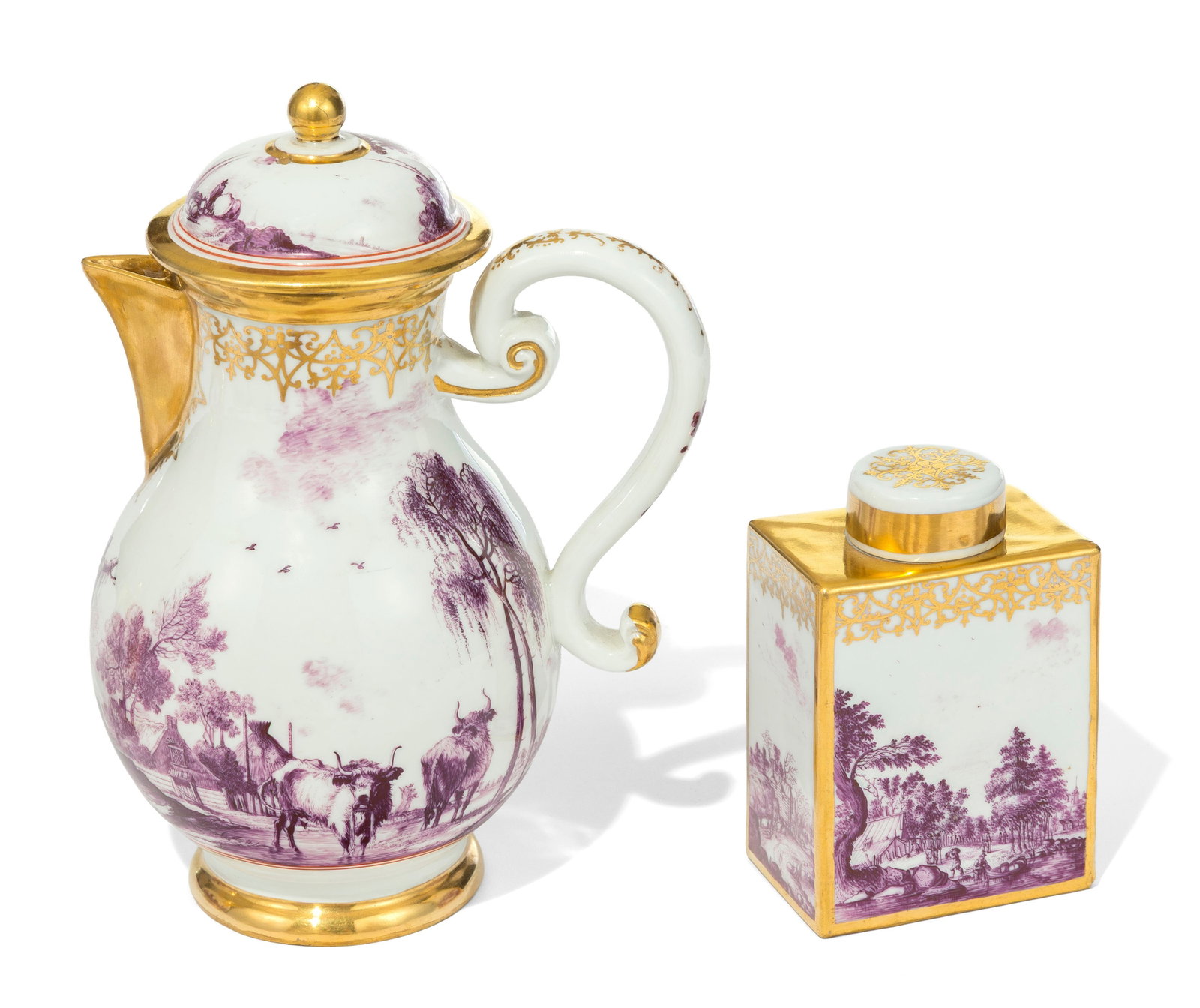 Meissen. Partie de service à thé et à café en porcelaine, avant 1740, à d&# - 3