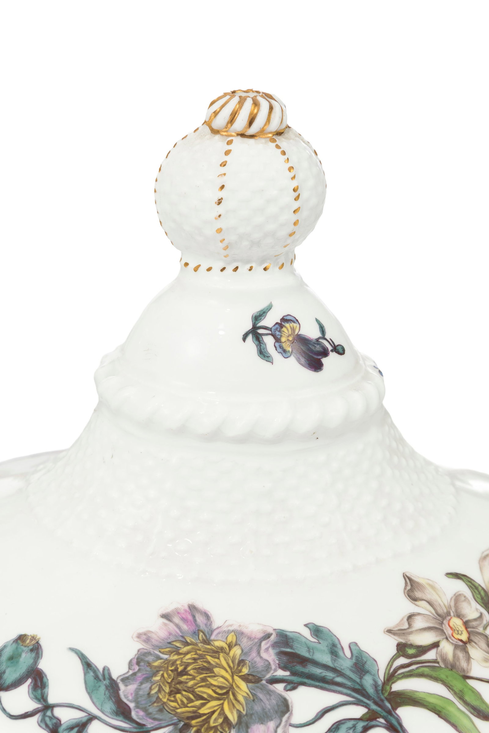 Meissen. Paire de soupières et présentoirs en porcelaine, circa 1750-60, à décor - 3