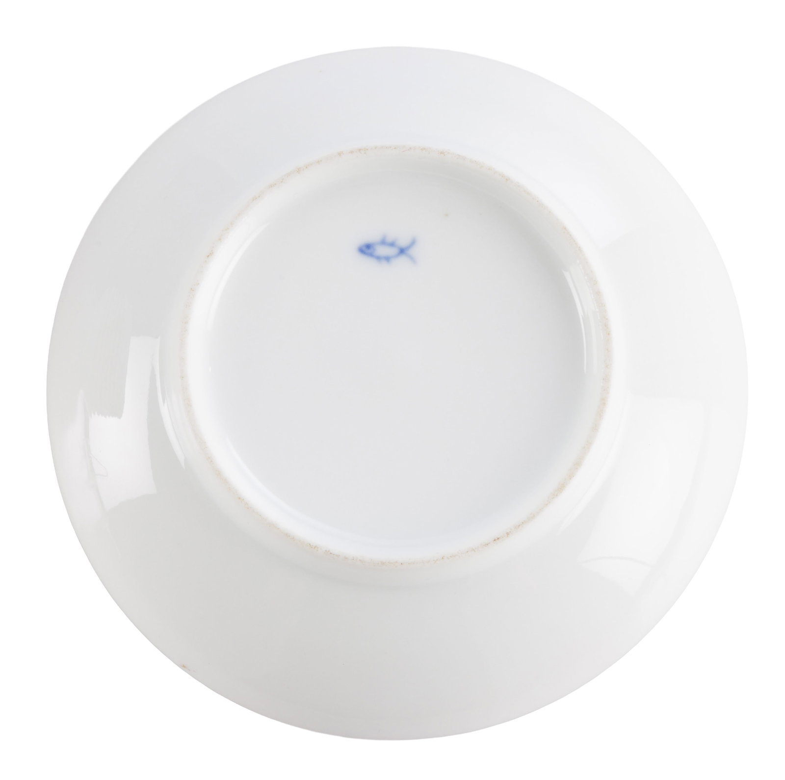 Nyon. Ensemble de 7 bols à thé et soucoupes et assiette en porcelaine, période Dortu  - 9