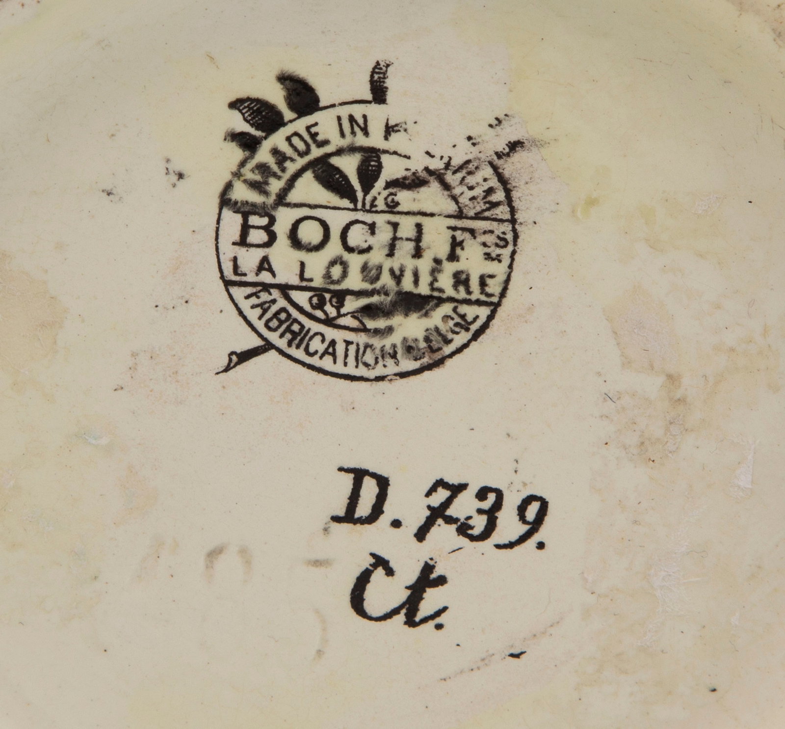Boch Frères. Vase Art Déco en faïence craquelée, La Louvière, à dé - 2