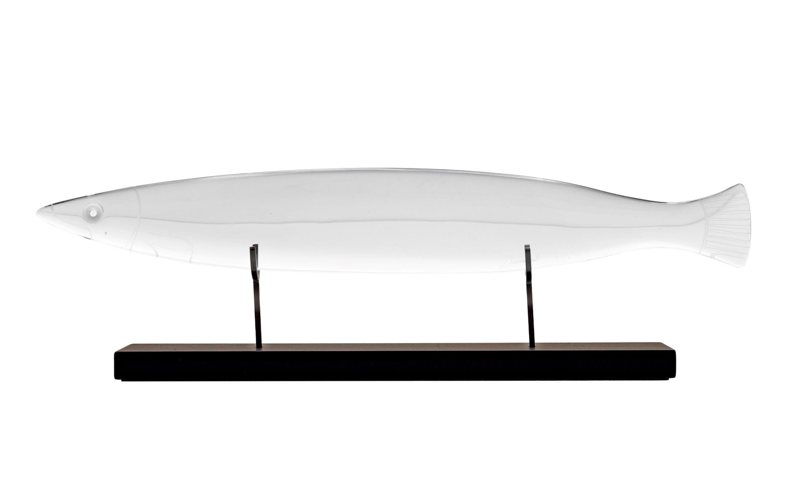 Baccarat. Coupe-papier Barracuda en cristal, modèle de François-Xavier Lalanne, décor (1 of 2)