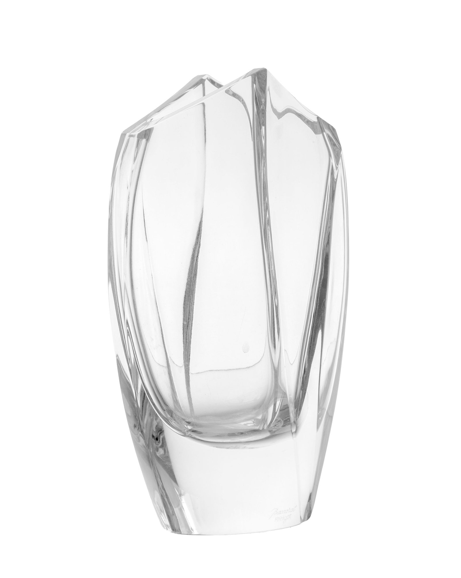 Baccarat. Vase en cristal, modèle de Rigot (1929-2023), signé, h. 23 cm - 2