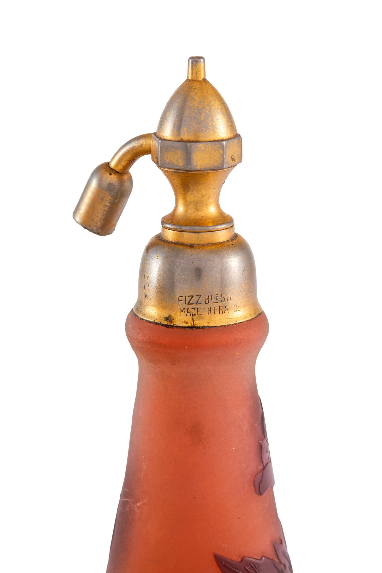 Gallé. Ensemble de 2 vaporisateurs en verre multicouche, à décor dégagé  - 3