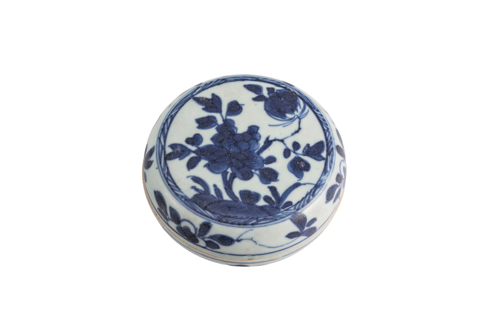 Ensemble de 6 boîtes circulaires en porcelaine, Chine, ca 1690: toutes provenant du "Vung Tau C - 4
