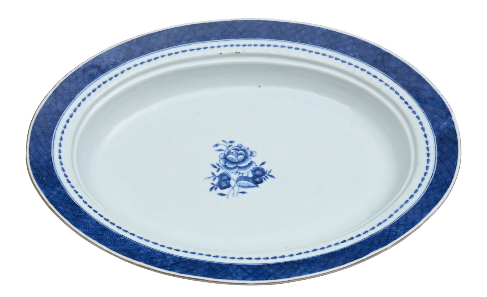 2 légumiers en porcelaine, Chine, dynastie Qing, décor en bleu et doré de fleurs et m - 4