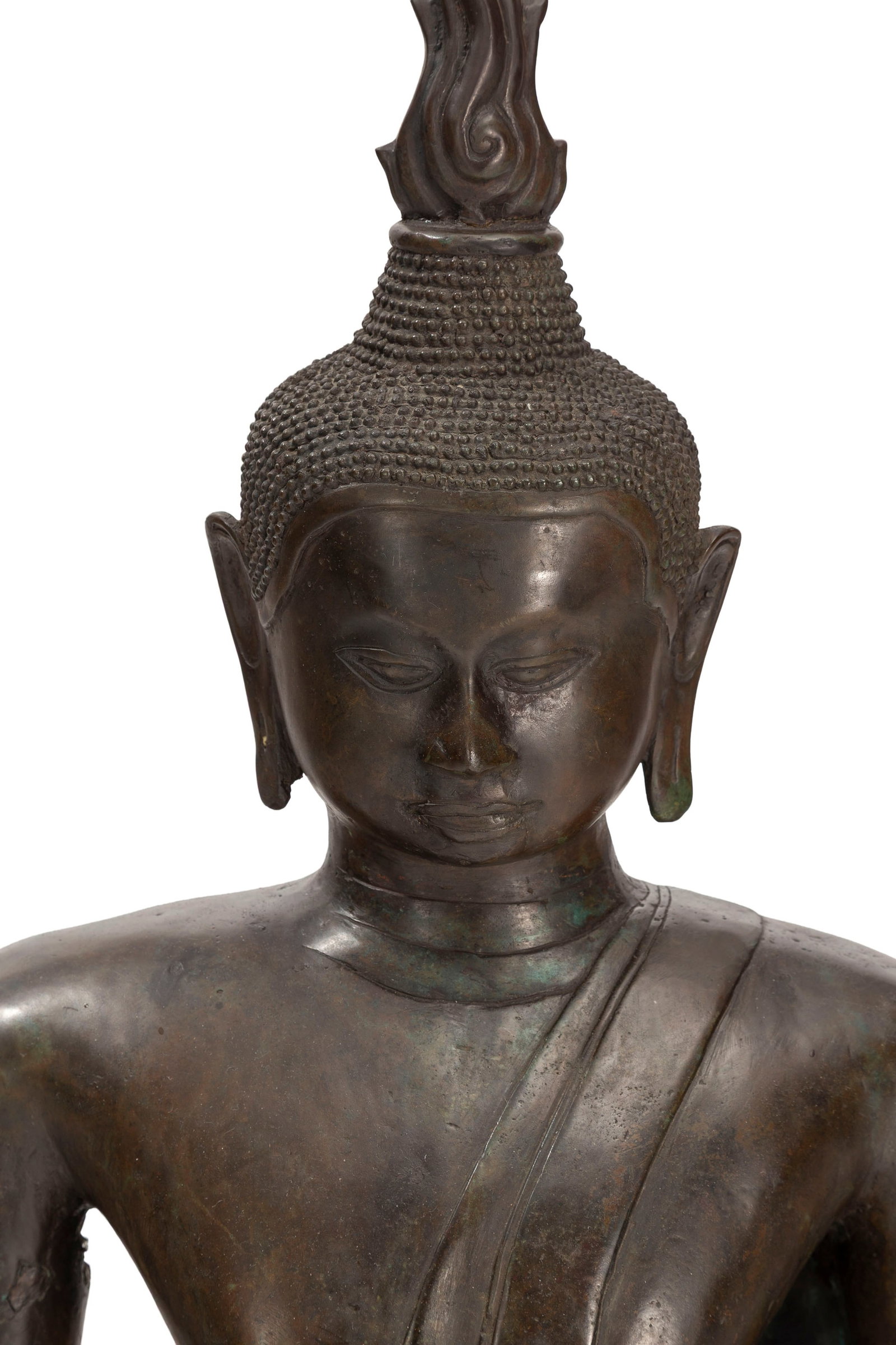 Bouddha en bronze, Royaume de Siam, époque Rattanakosin (1782-1932) dans le style de Sukhothai, - 2