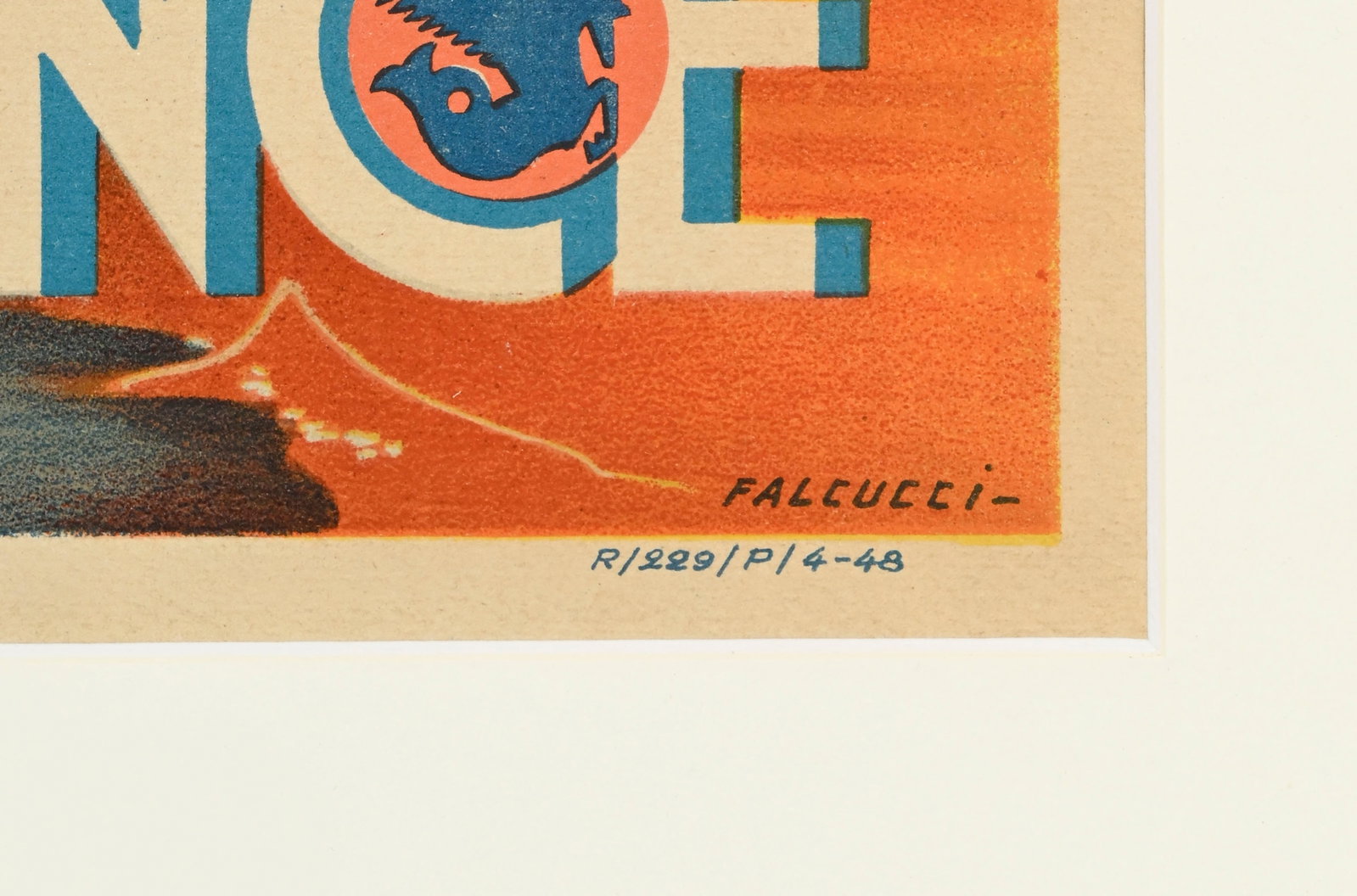 Robert FALCUCCI (1900-1989), Air France, Europe, circa 1948, Alepee & Cie Paris, R/229/P/4-48, affic - 4
