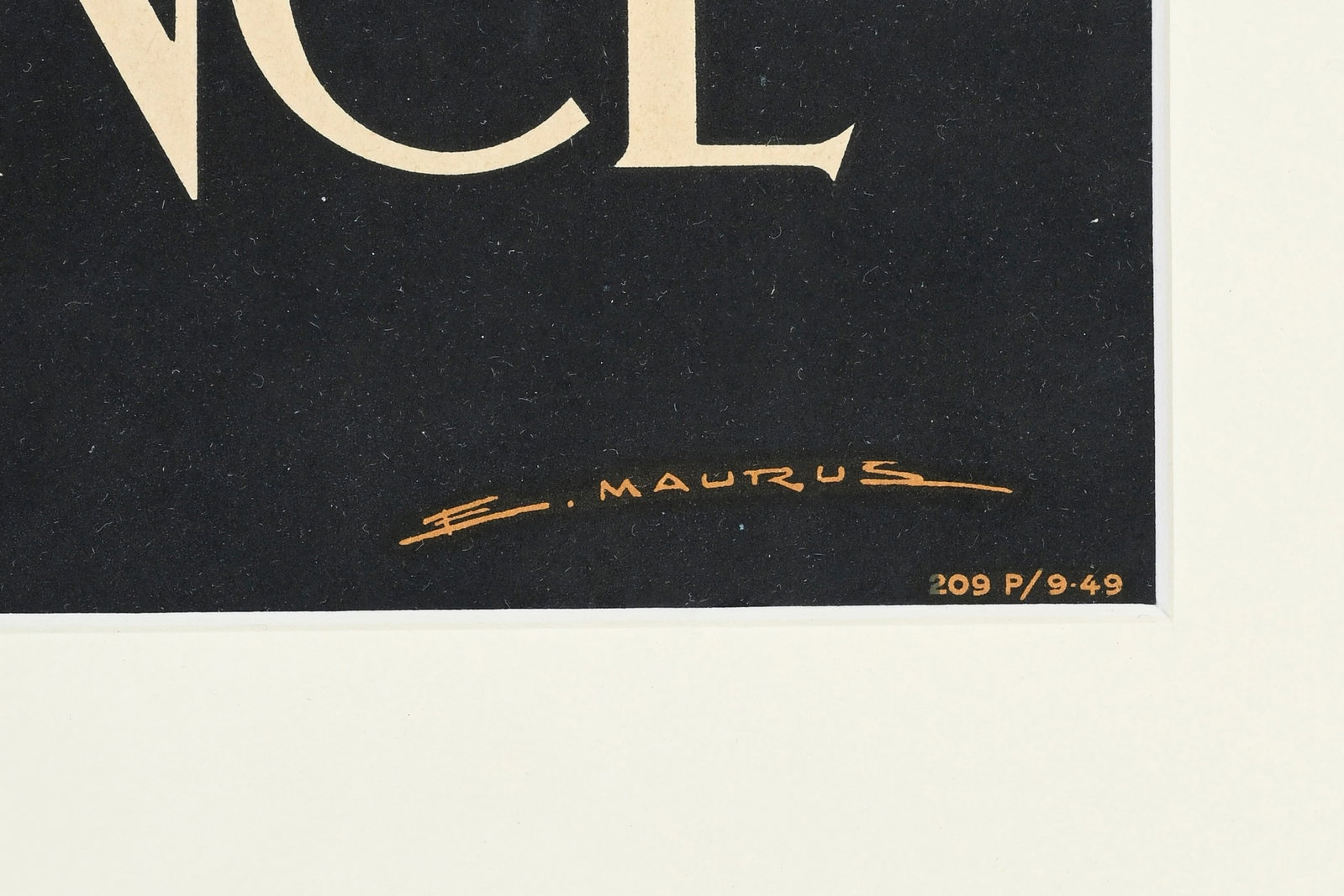 Edmond Maurus (1903-1977), Air France, Europe, circa 1949, Goosens Publicité, 209 P/9-49, affic - 4