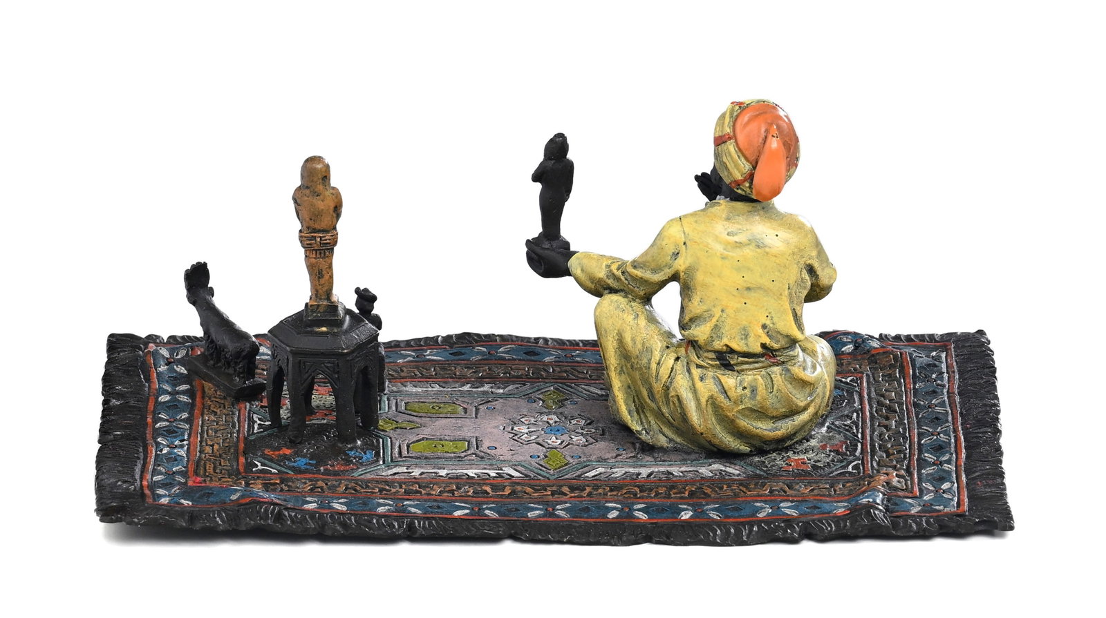 Marchand égyptien d'antiquités, bronze de Vienne orientaliste d'après la série " - 2