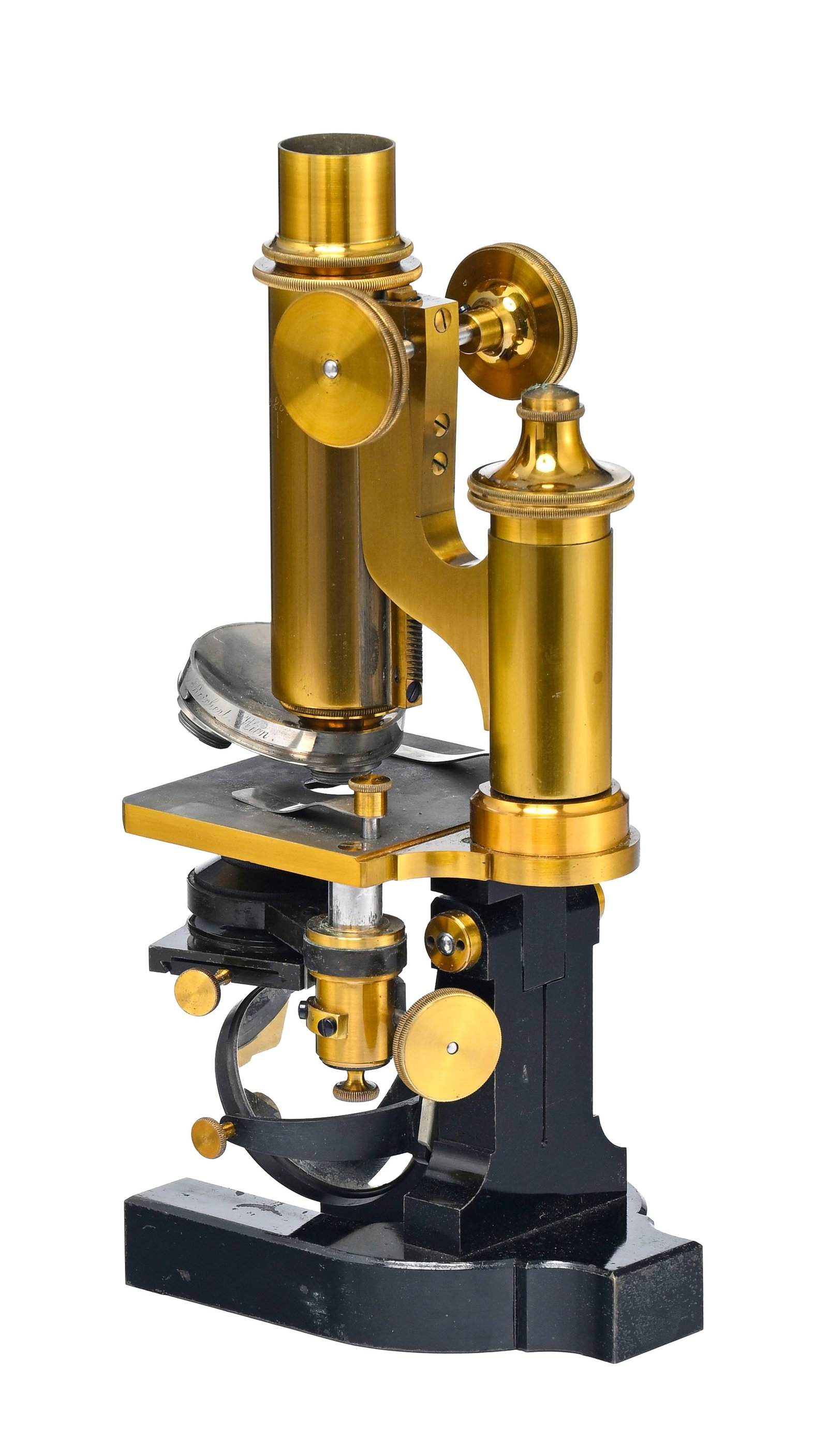 Microscope Carl Reichert à Vienne, n° série 5134 (1887), dans son coffret originel en (1 of 8)