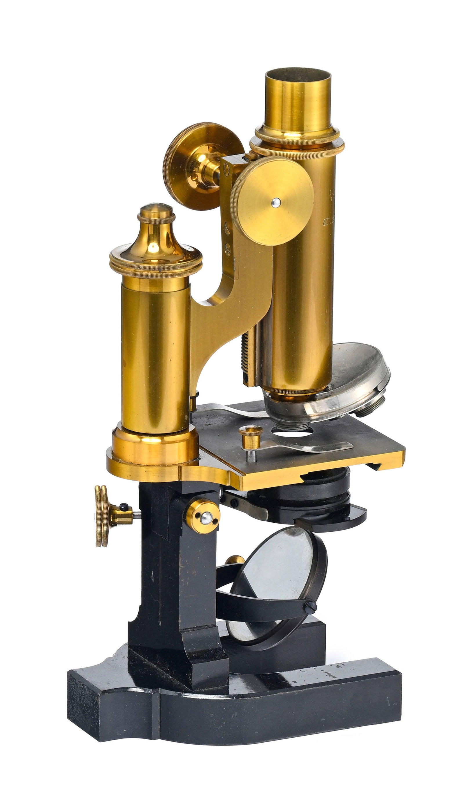 Microscope Carl Reichert à Vienne, n° série 5134 (1887), dans son coffret originel en - 2