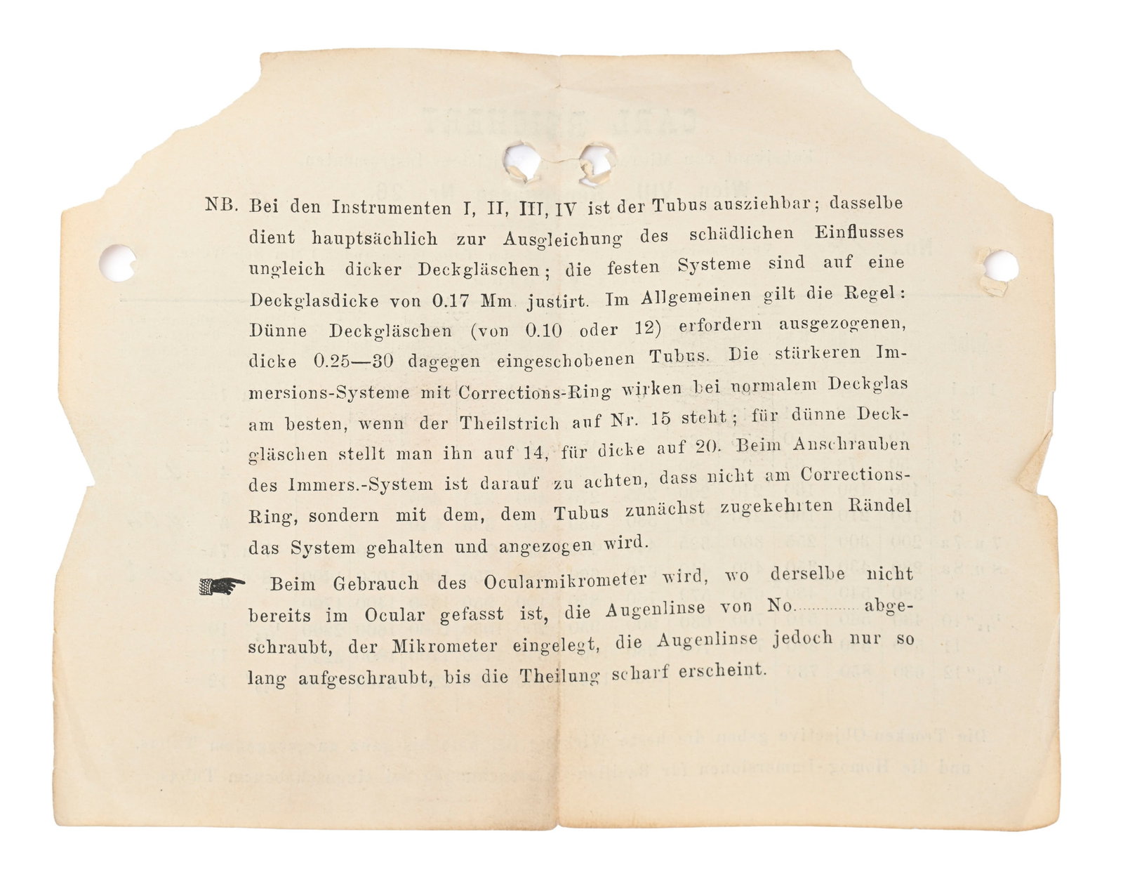 Microscope Carl Reichert à Vienne, n° série 5134 (1887), dans son coffret originel en - 7