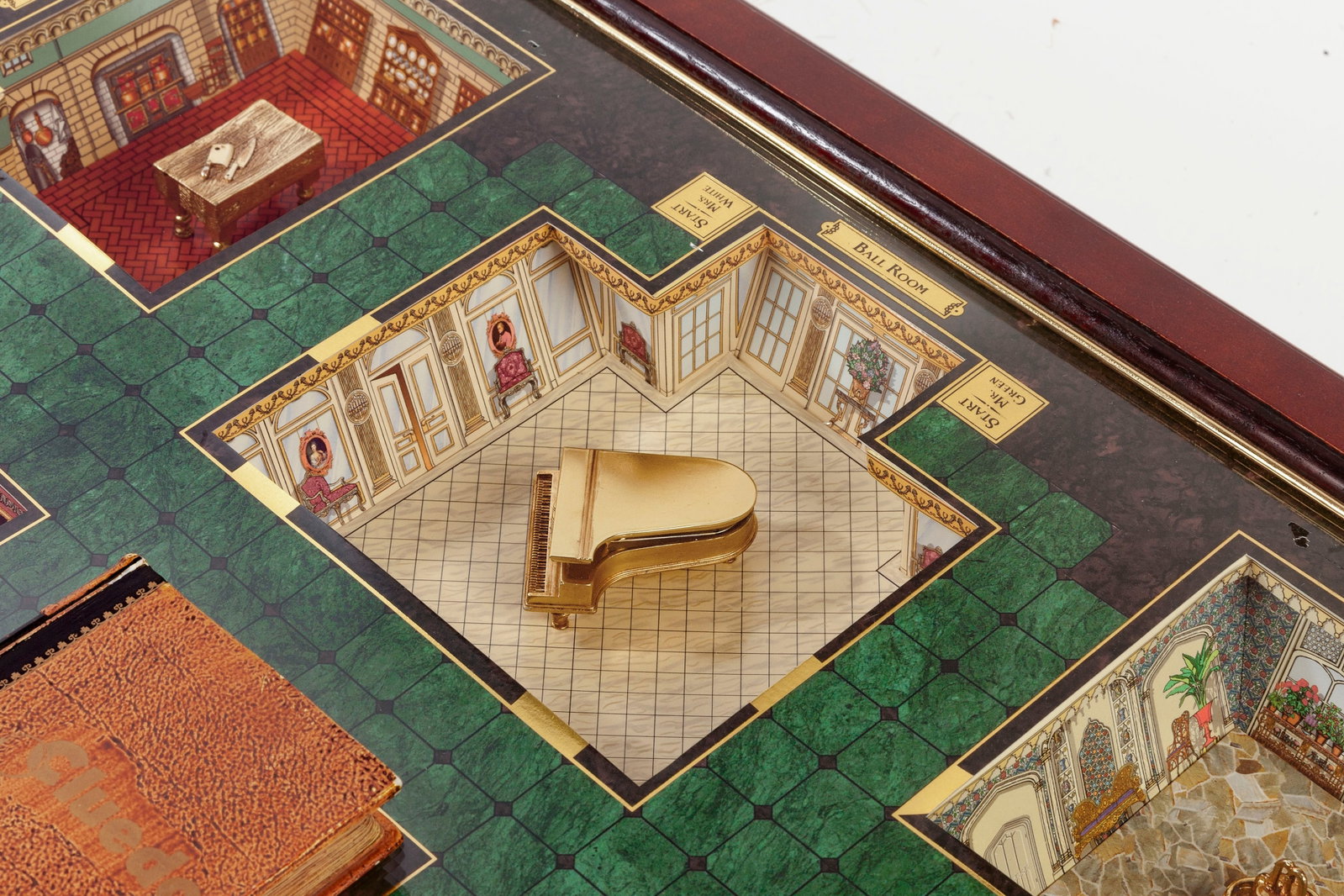 Cluedo _Collectors Edition,_ par Tonka Corporation, Belgique, fin des années 1990', sur plaque  - 3
