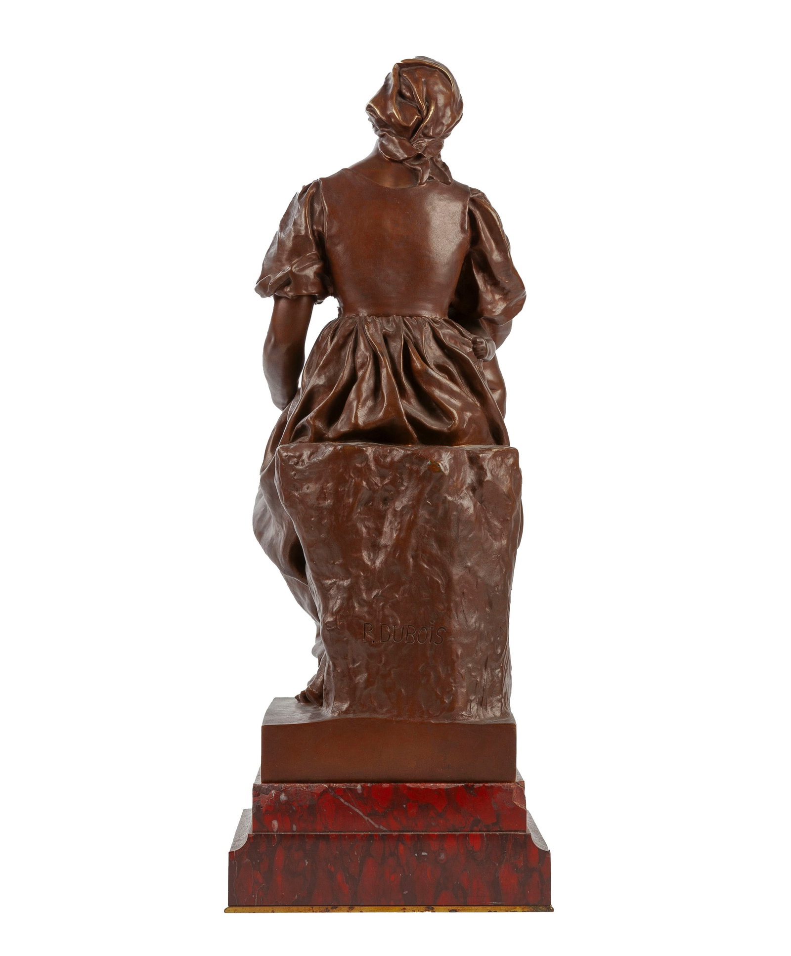 Paul Dubois (1829-1905), Maternité, bronze à patine brune, signée au dos, fonte XIXe  - 4