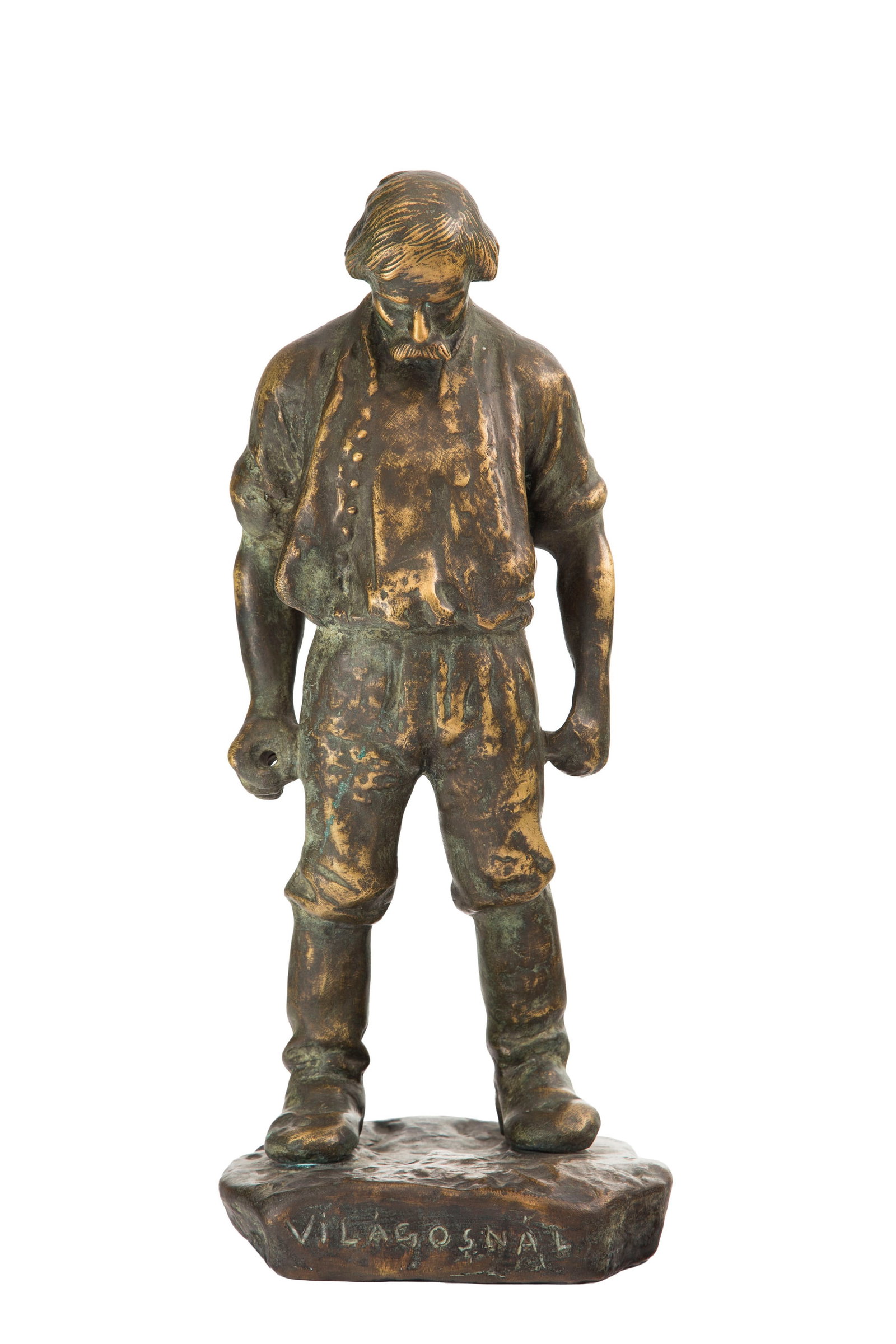 Kálmán Nagy (1872-1902), Világosnál (à la lumière), bronze à pati (1 of 5)
