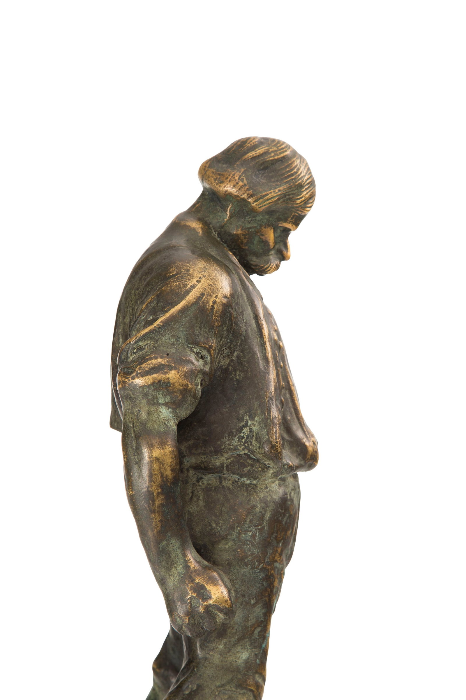 Kálmán Nagy (1872-1902), Világosnál (à la lumière), bronze à pati - 3