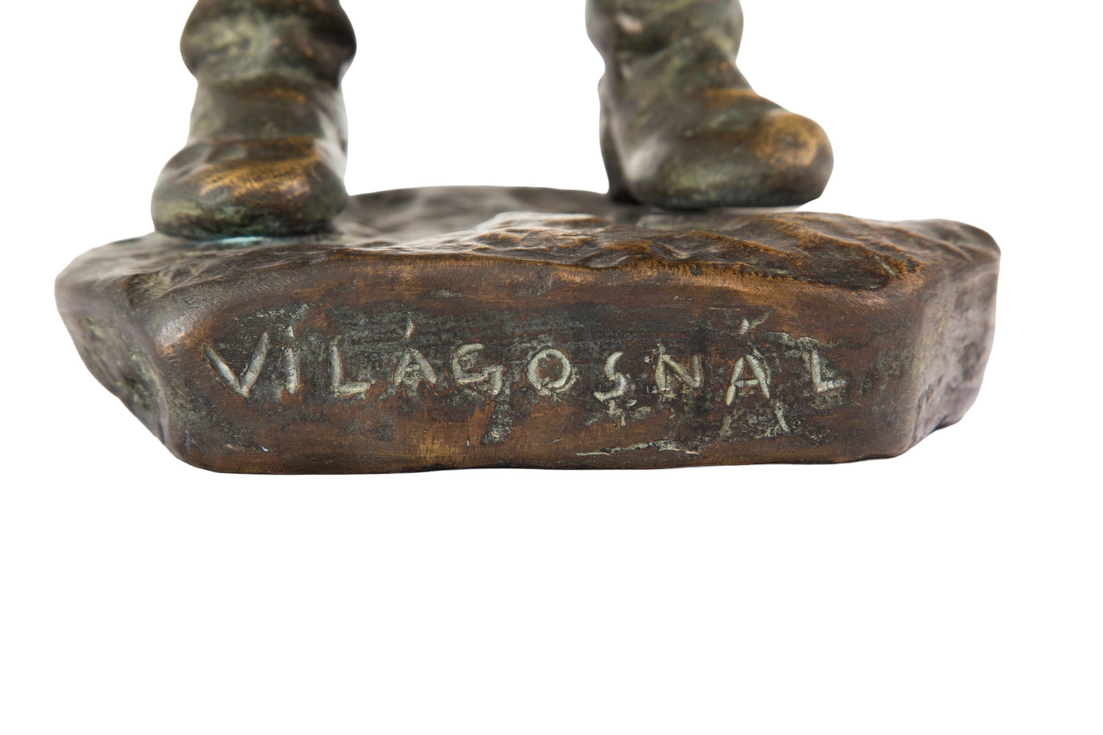 Kálmán Nagy (1872-1902), Világosnál (à la lumière), bronze à pati - 4