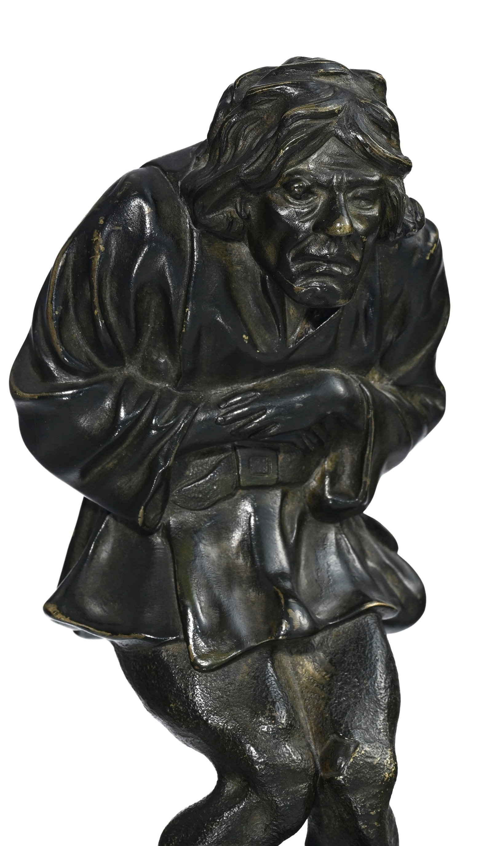 Quasimodo, bronze à patine verte, début XXe s., non signé, h. 33 cm - 2